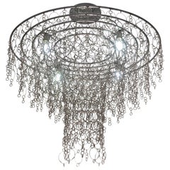 Majestic Sculptural Pendant Lamp designed and assembled in Italy by Dario