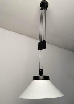 Mod. 1874 pendant lamp by Martinelli Luce, 1980s design