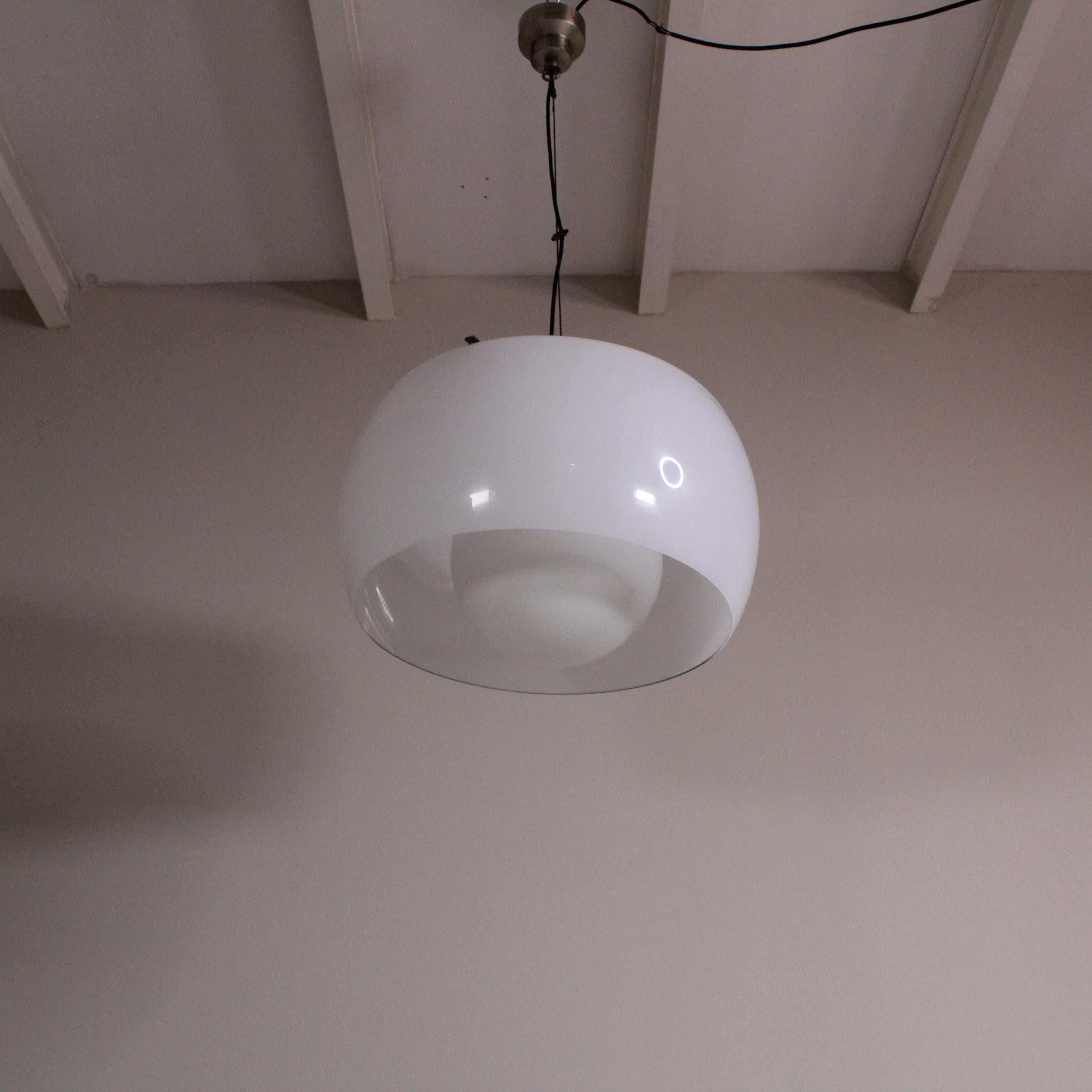 Mid-Century Modern Omega pendant lamp, Vico Magistretti, Artemide For Sale