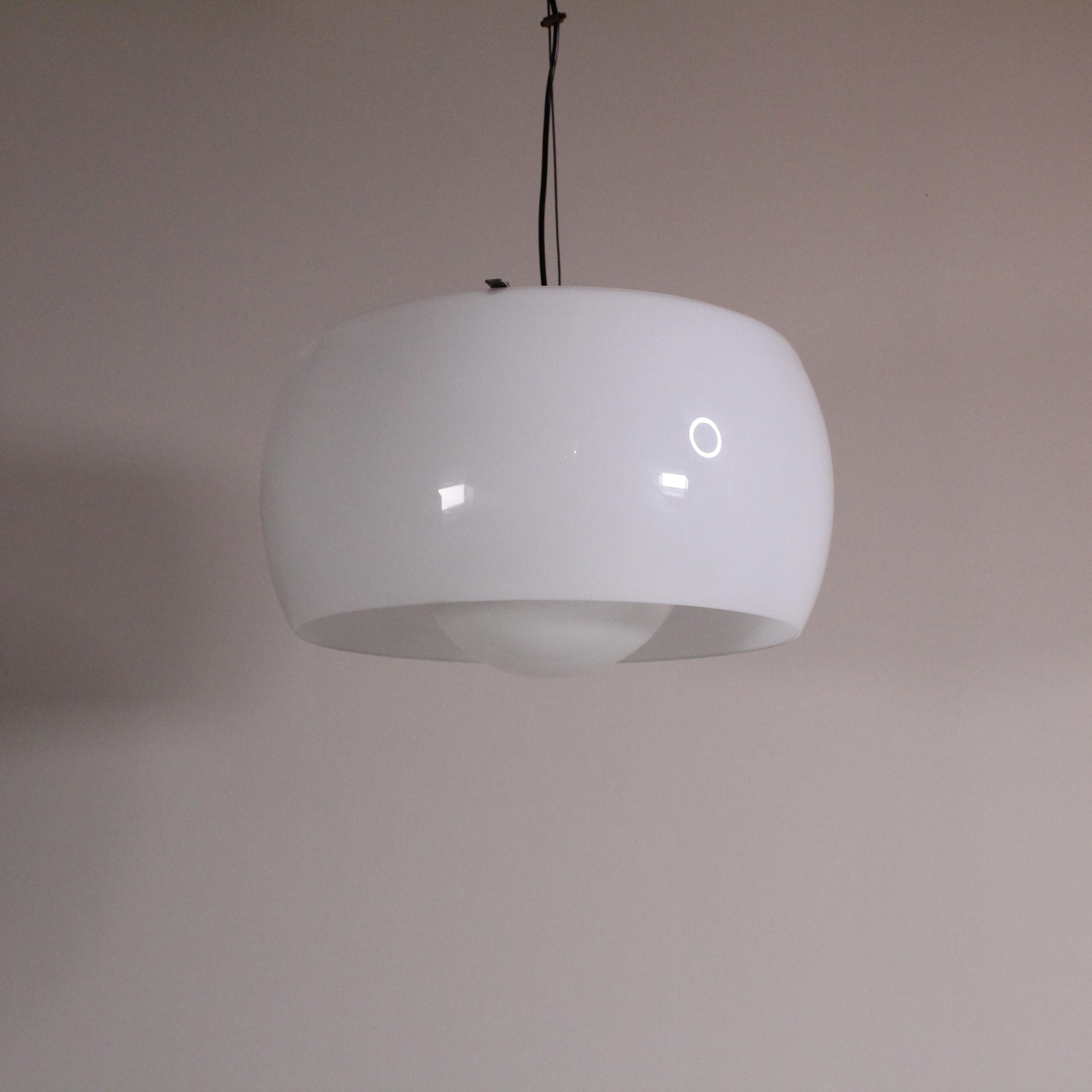 Mid-20th Century Omega pendant lamp, Vico Magistretti, Artemide For Sale