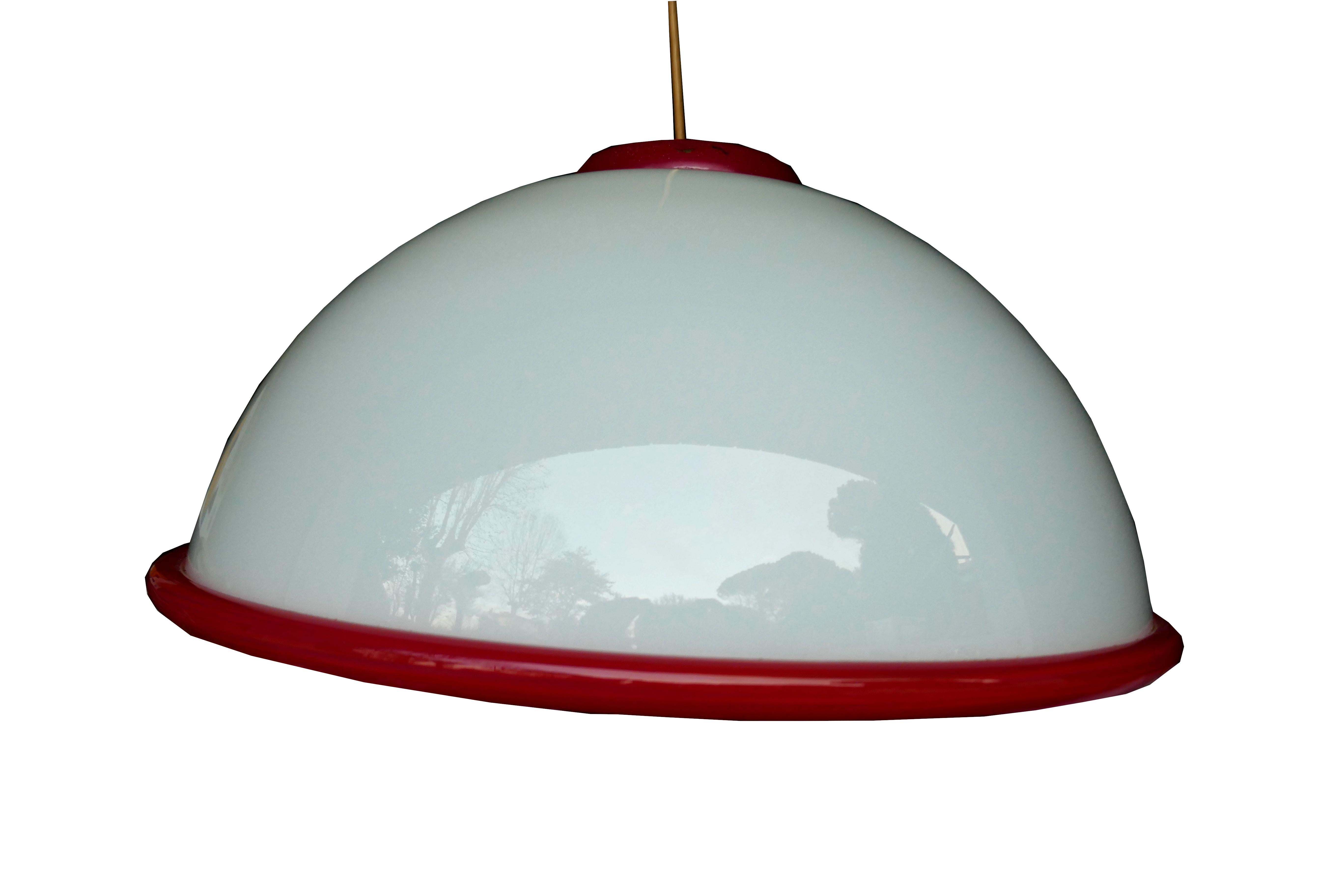 Pendant lamp 1970
In the style of E Sottsass for Vistosi
Internal defect as pictured
Thank you 