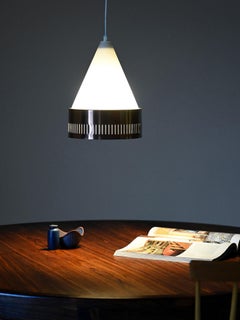 Lampada a sospensione scandinava con cerchio in rame