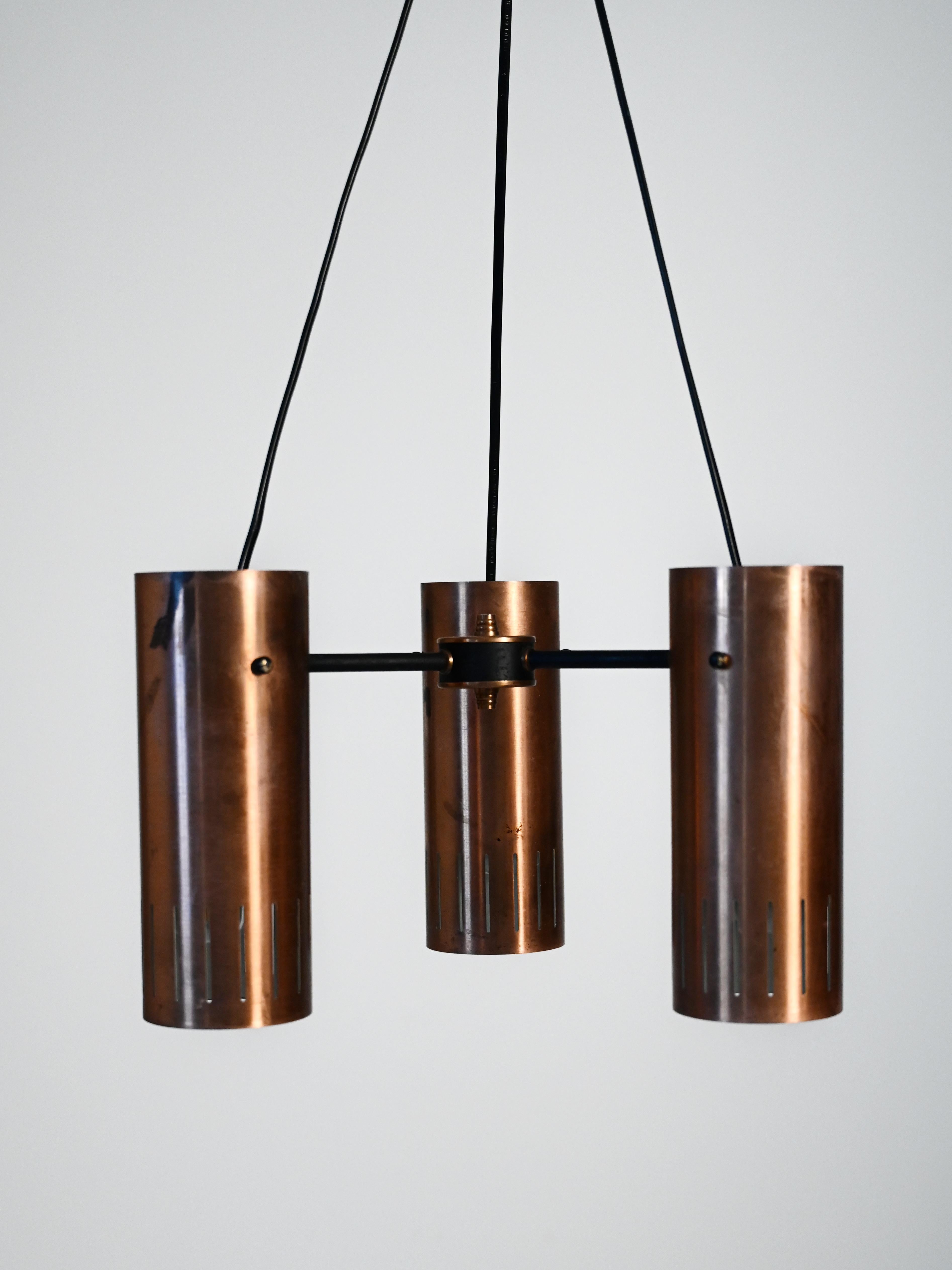 Lampada a sospensione scandinava in rame Metal en venta
