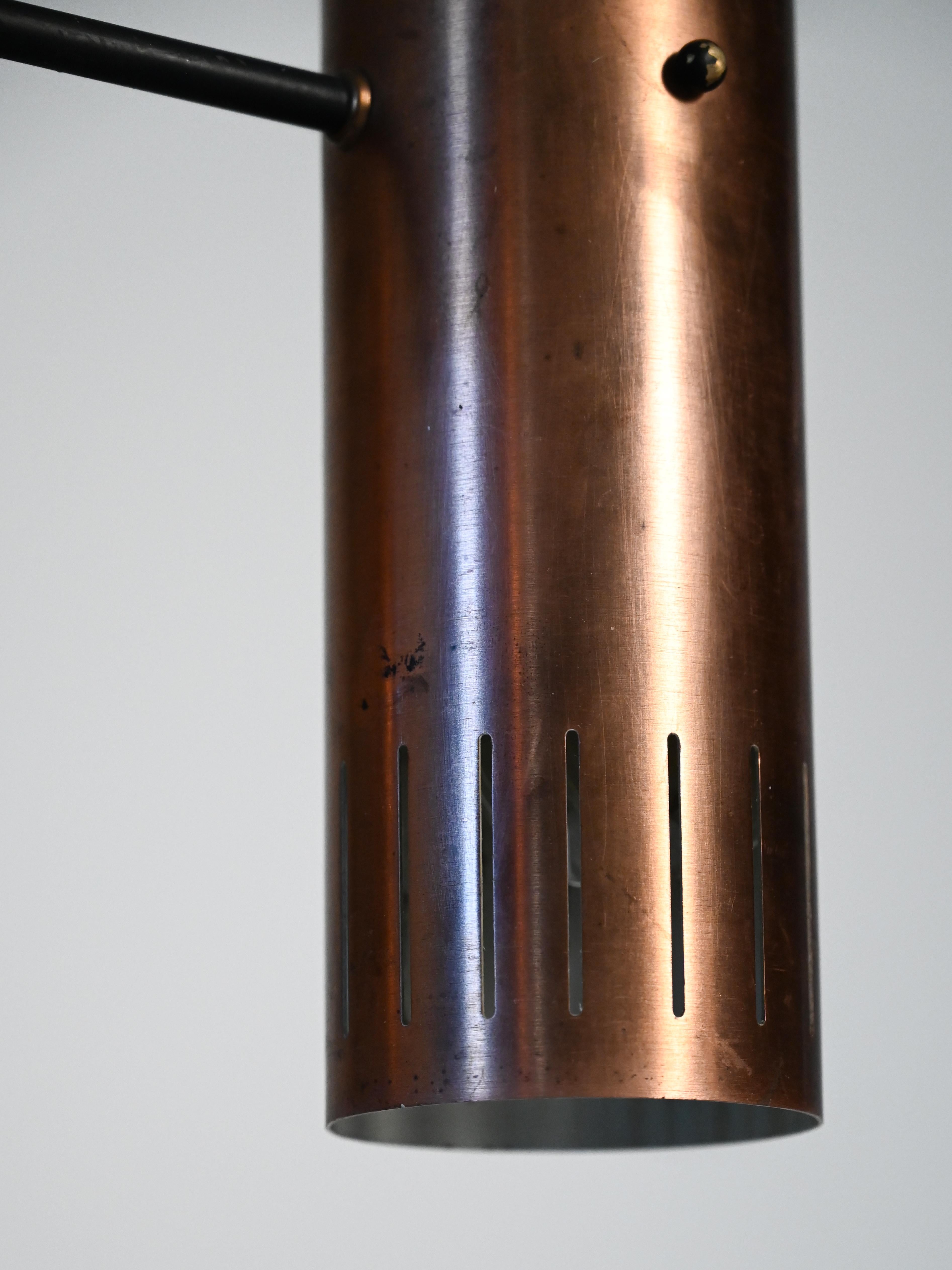 Lampada a sospensione scandinava in rame en venta 1