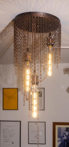 "Slavery" pendant lamp, handcrafted by Dario Nasuti