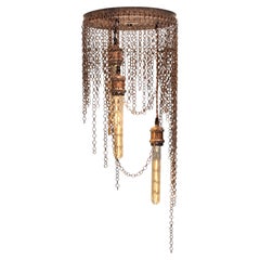 "Slavery" pendant lamp, handcrafted by Dario Nasuti