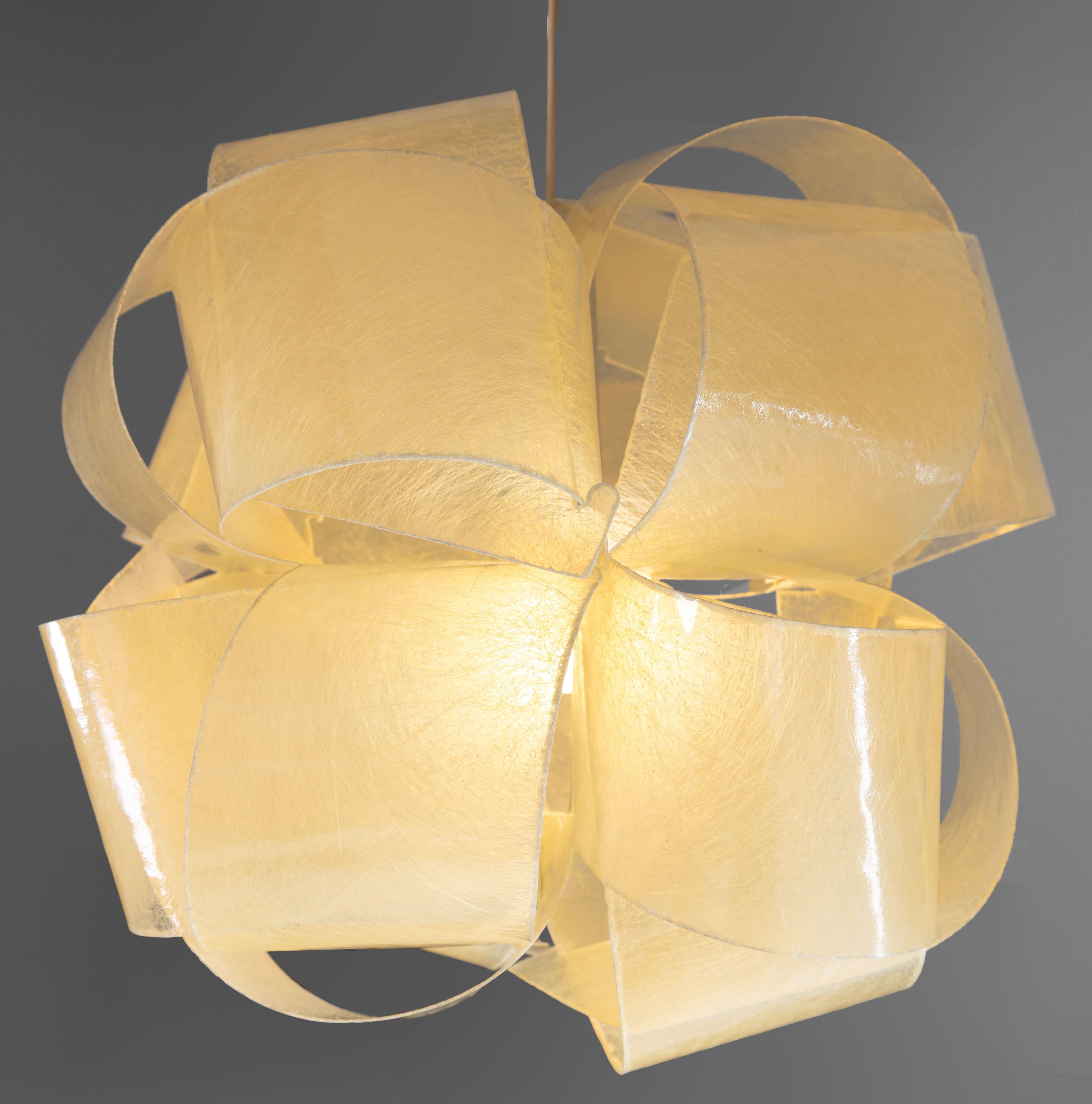 Lampada a sospensione Spire, Enrico Botta, 1970 in vendita 1