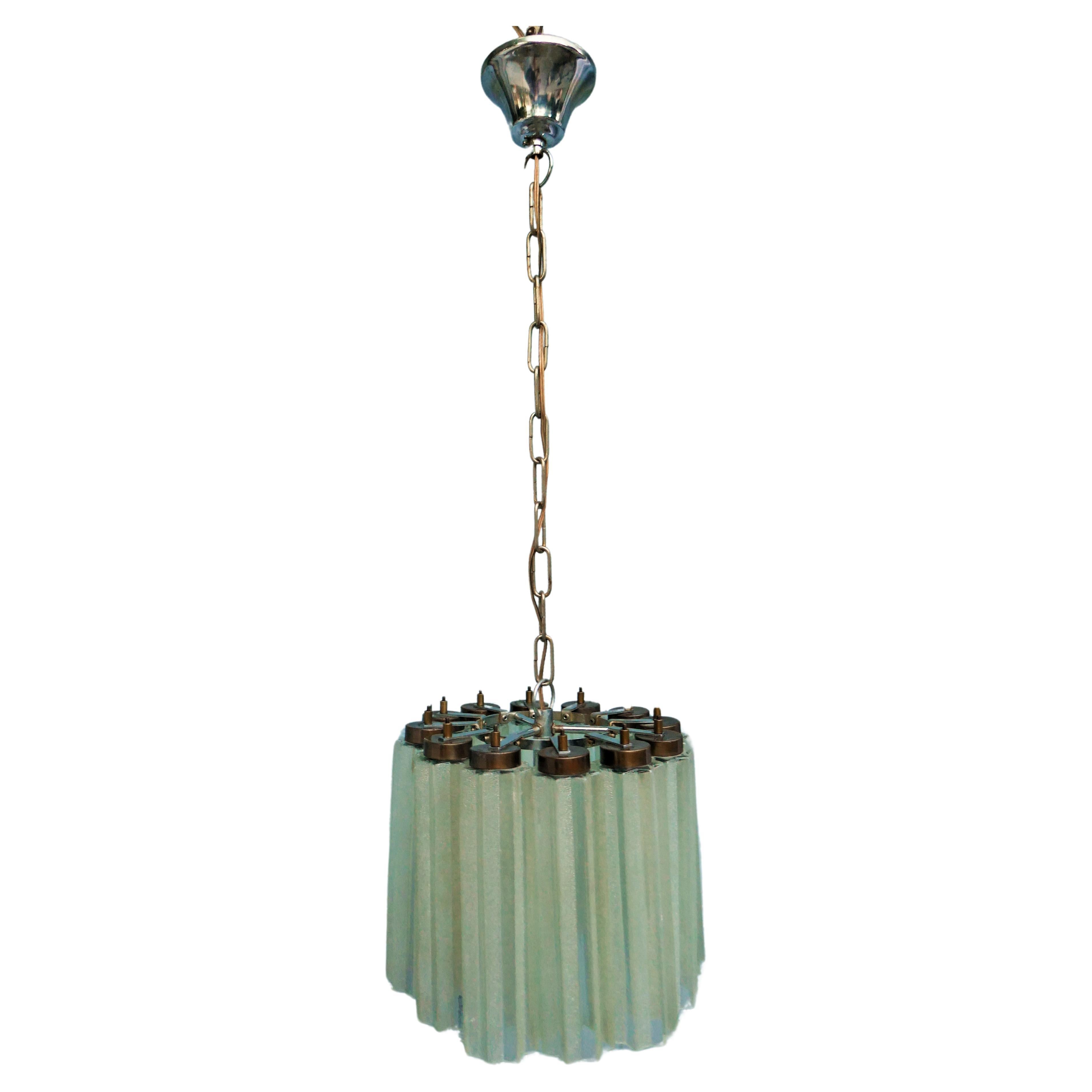 Lampada a sospensione stile Arredoluce - Fontana Arte