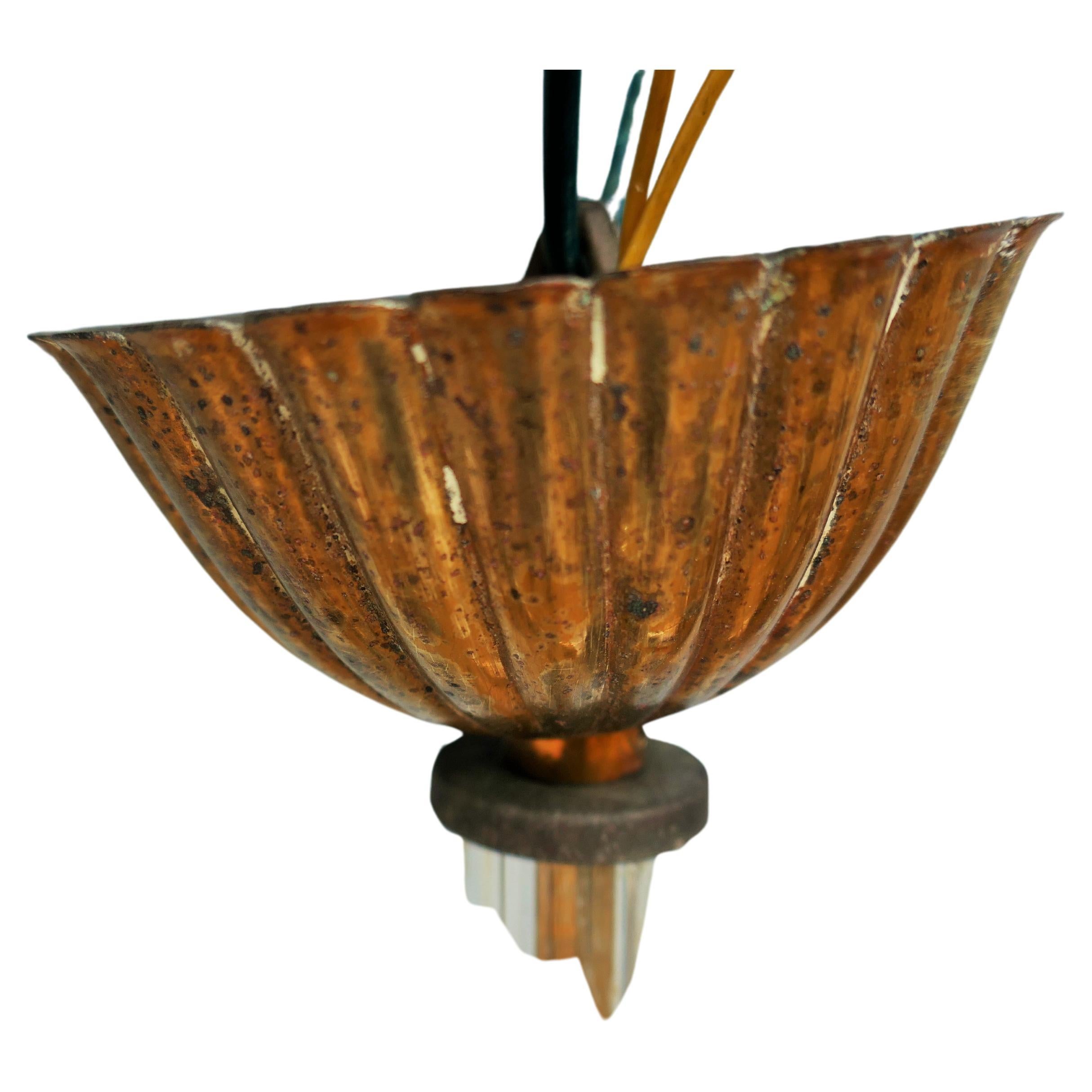 Lampada a sospensione stile Seguso Barovier in vendita 3