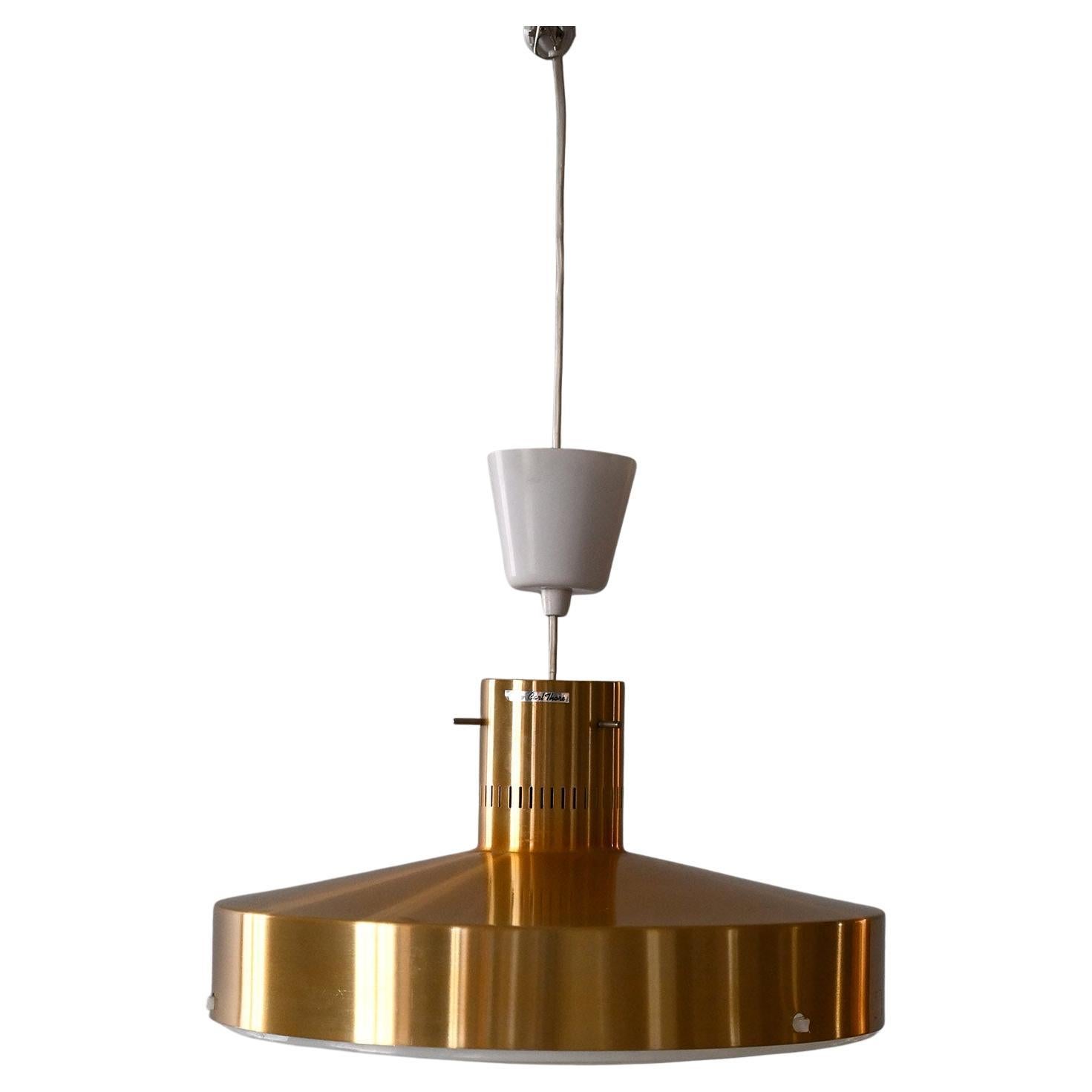 Lampe suspendue suédoise en métal des années 70 - Vintage design
