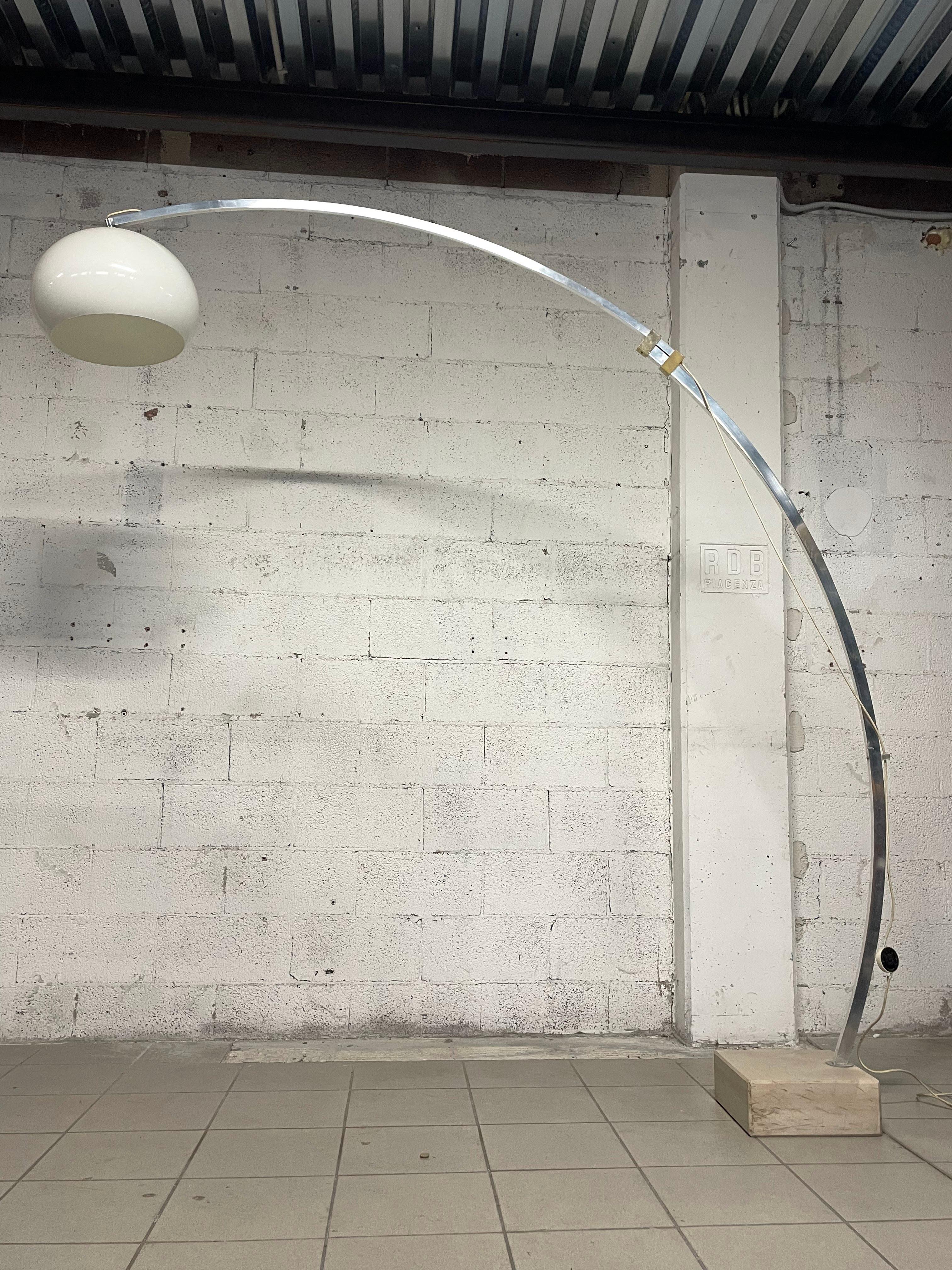 Lámpara de arco de los años 70 con brazo telescópico en venta 5