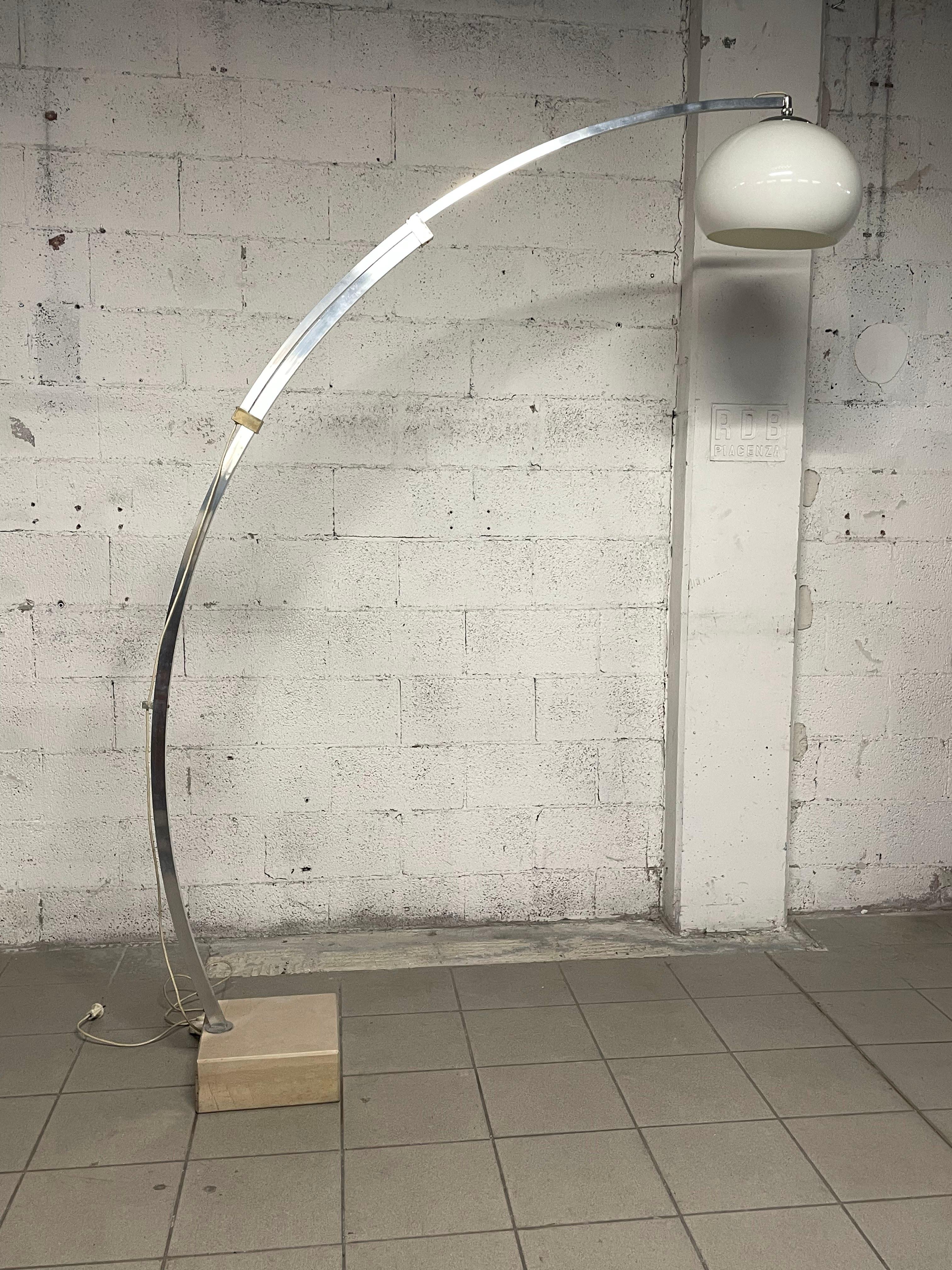 Lámpara de arco de los años 70 con brazo telescópico Era espacial en venta