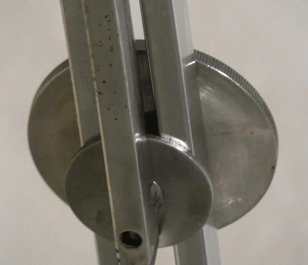 Métal Lampe à arc en acier et verre acrylique, Italie, années 1960 en vente