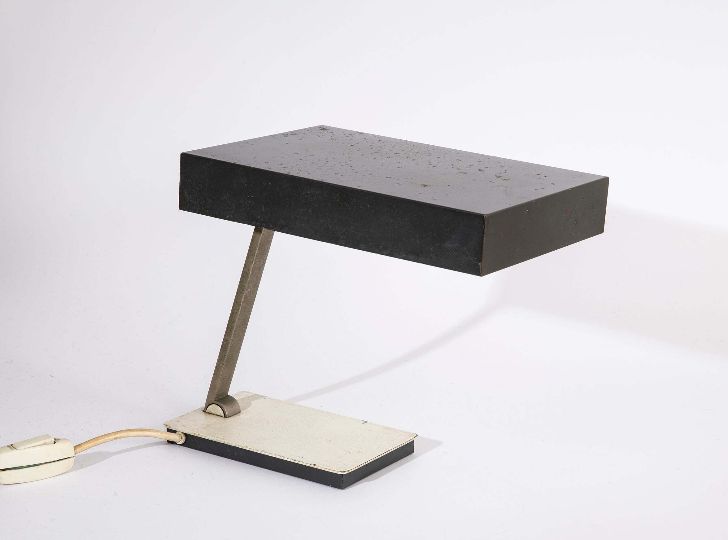 Mid-Century Modern Lampada aggiustabile da tavolo, Kaiser Leuchten, anni 60 For Sale