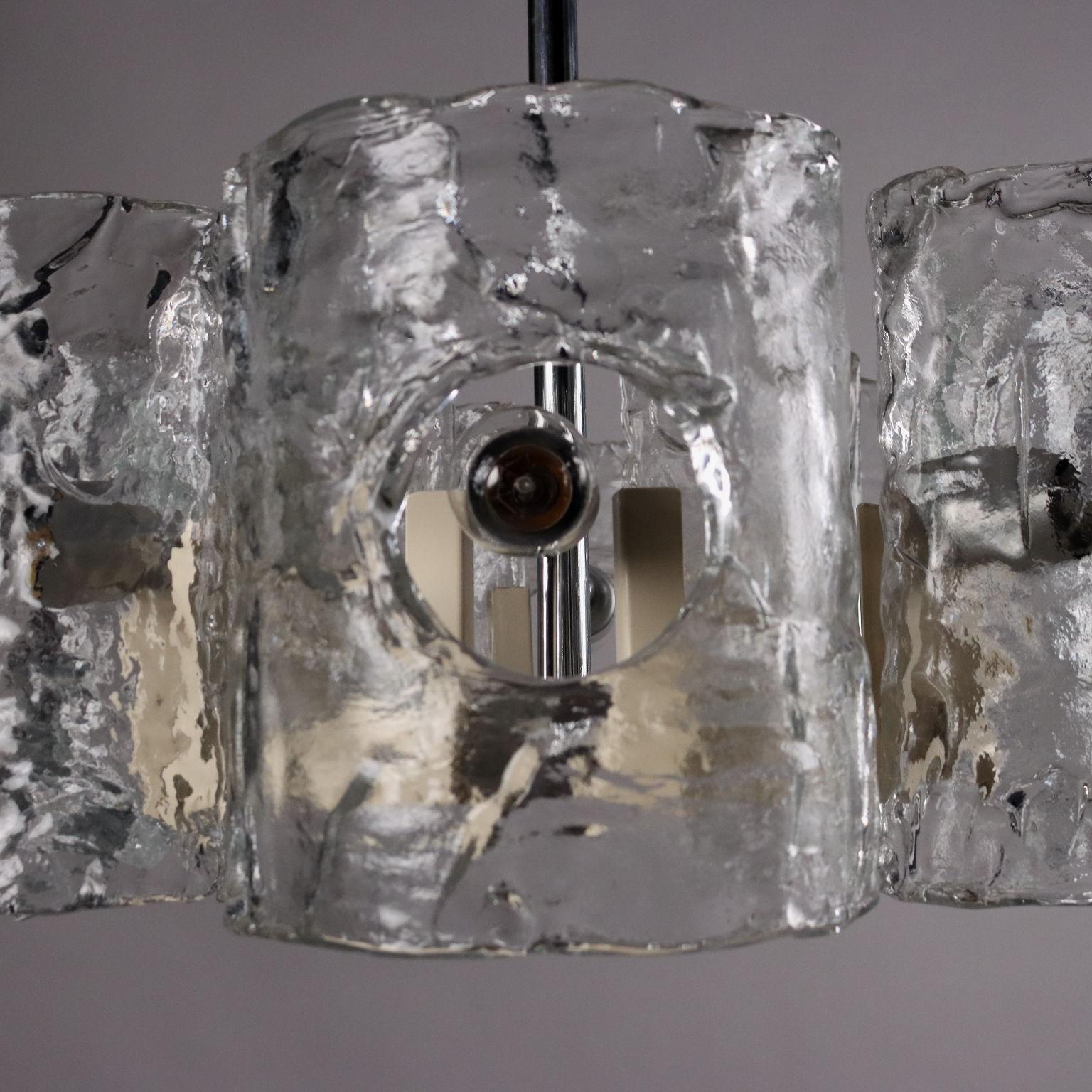 Lampada Anni 60-70 in alluminio e metallo 3