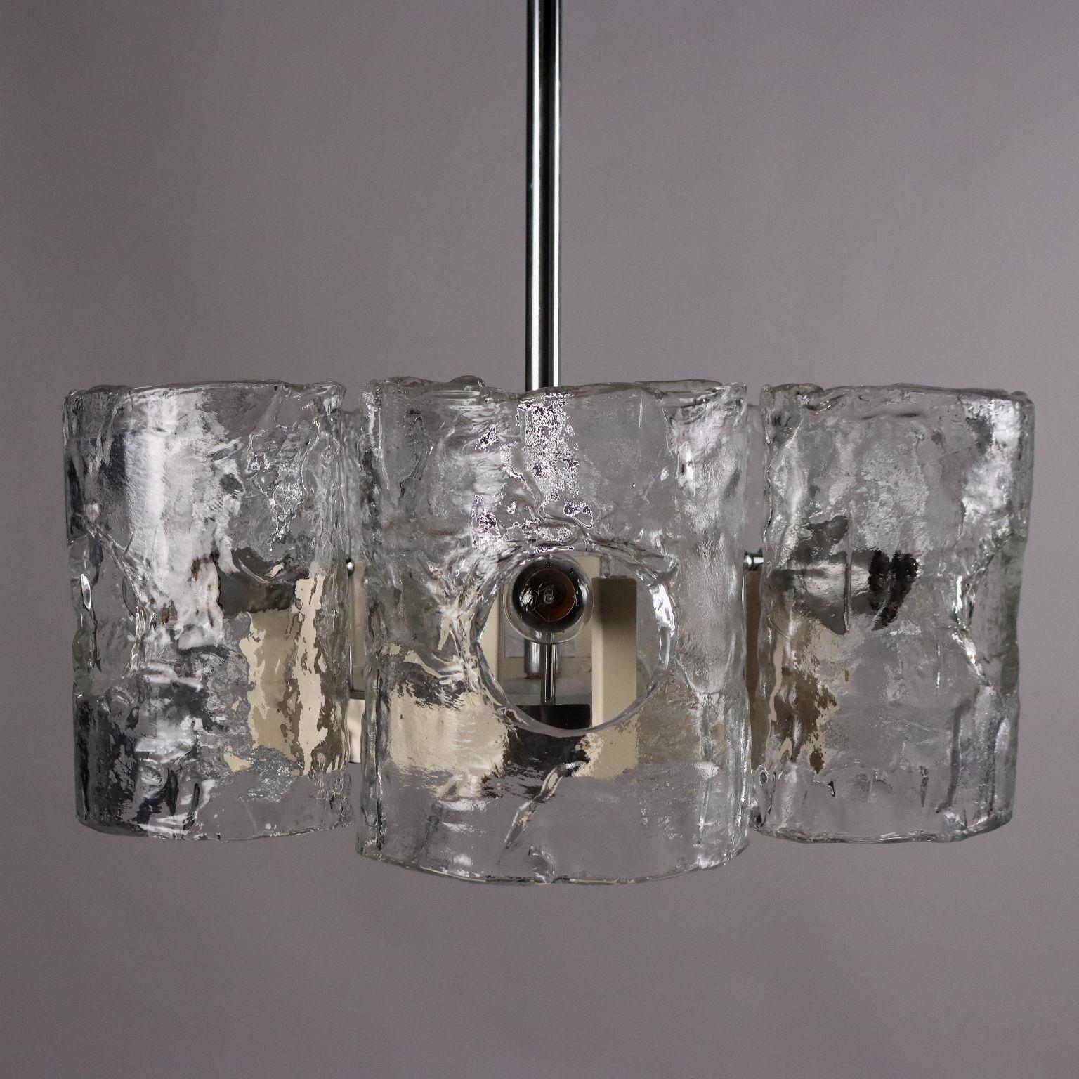 Lampada Anni 60-70 in alluminio e metallo 1