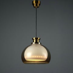 1960s Lamp With Double Methacrylate Canopy
