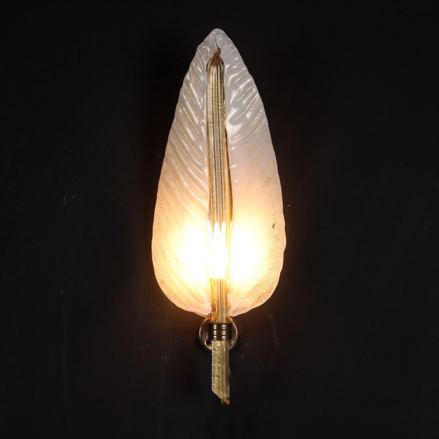 Italian Lampada Anni 60, in ottone e vetro