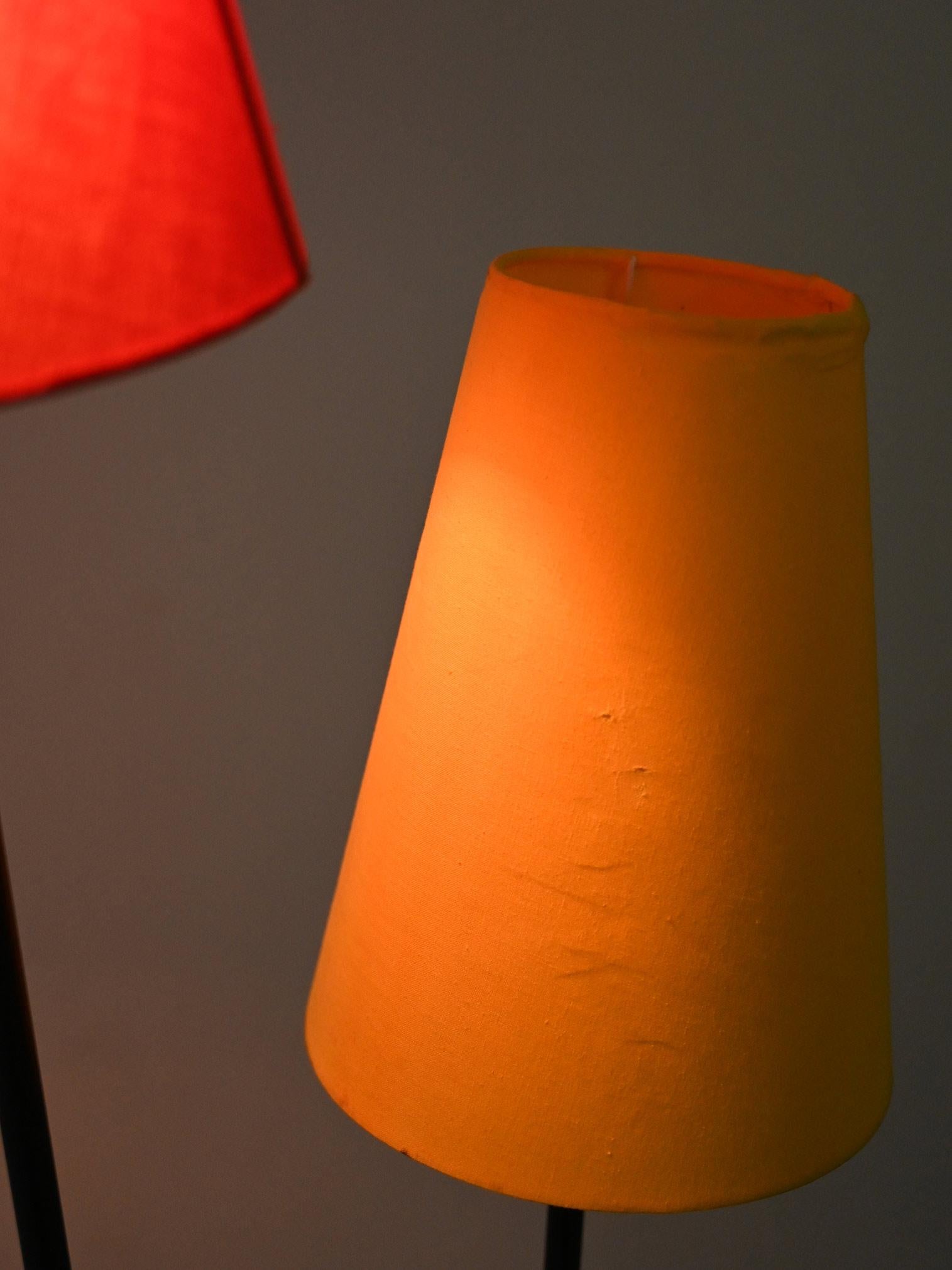 Tissu Lampe en fer forgé des années 80 en vente