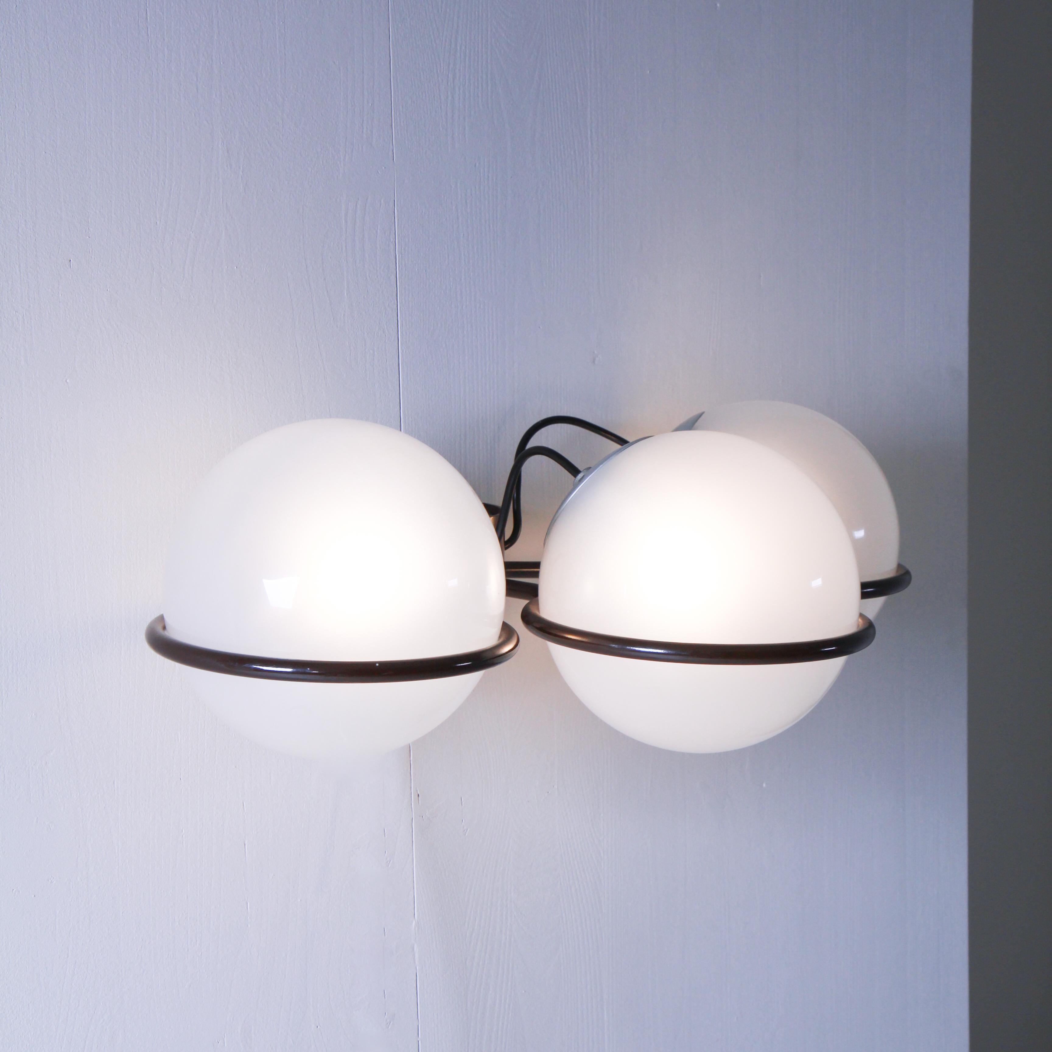 Lampada applique 3 sfere Gino Sarfatti per Arteluce, 1960 im Angebot 2