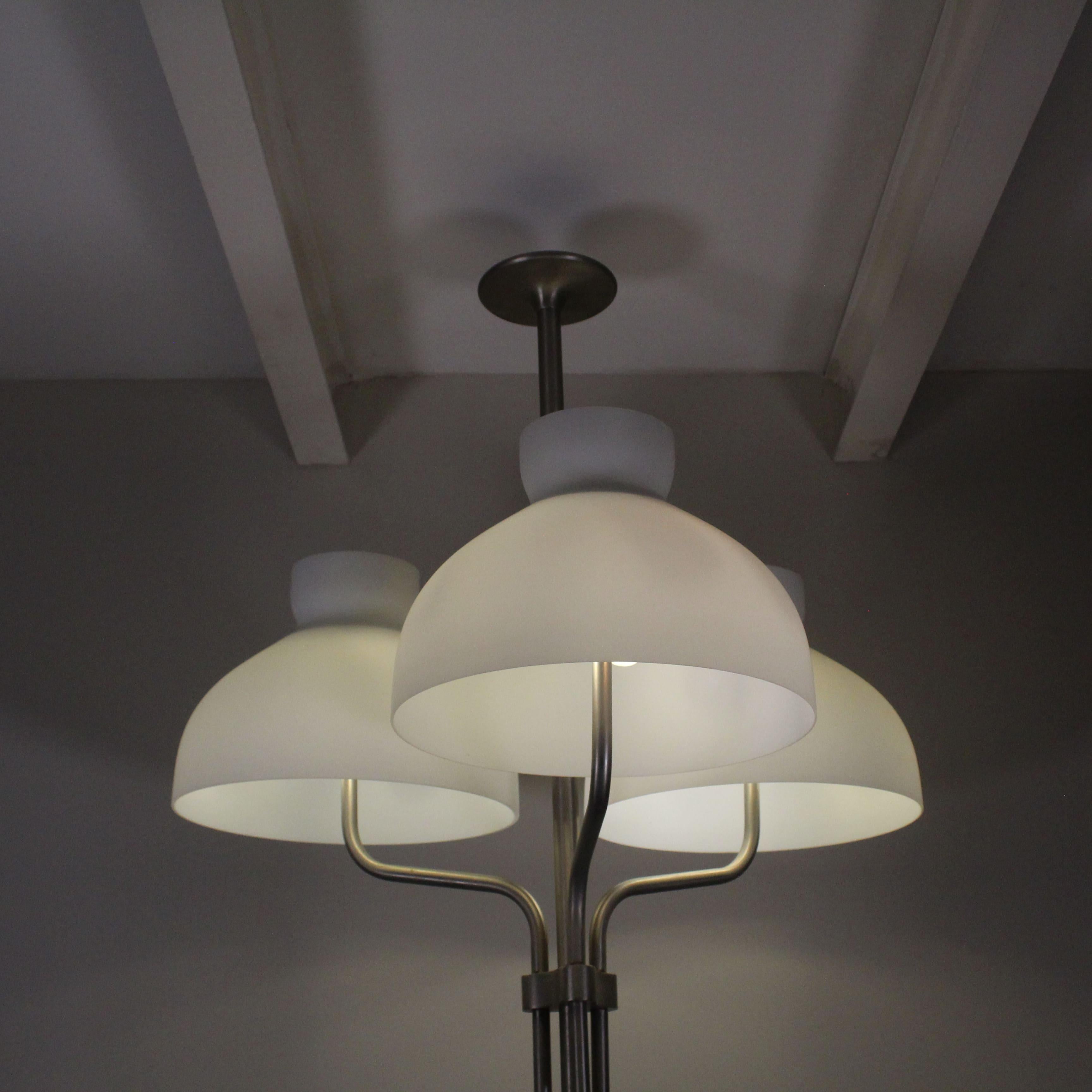 Lampada Arenzano Tre Fiamme, Ignazio Gardella, Azucena, Edizione Limitata in vendita 5