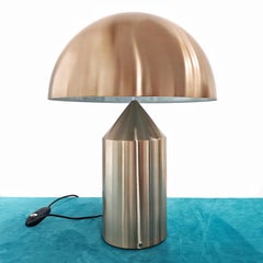 Lampada Atolollo Vico Magistretti per Oluce oro dimensione grande