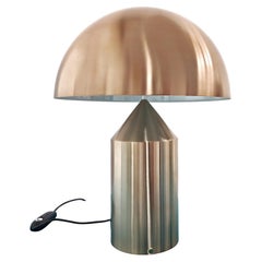 Lampada Atolollo Vico Magistretti per Oluce oro dimensione grande