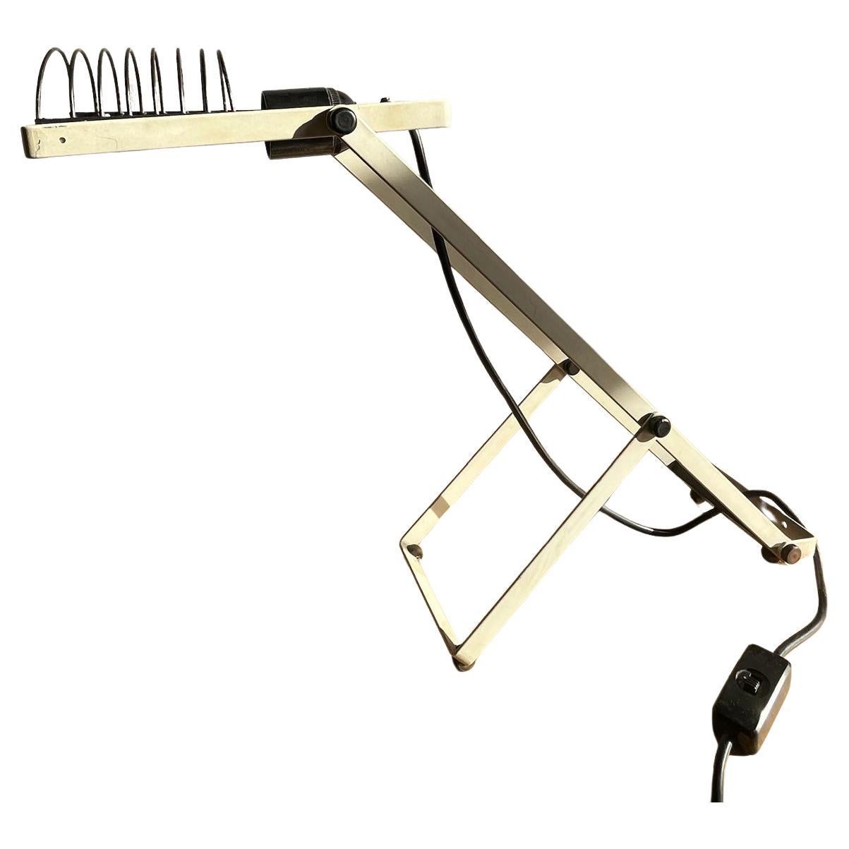 Lampada bianca da tavolo Sintesi di Gismondi per Artemide, anni 
70