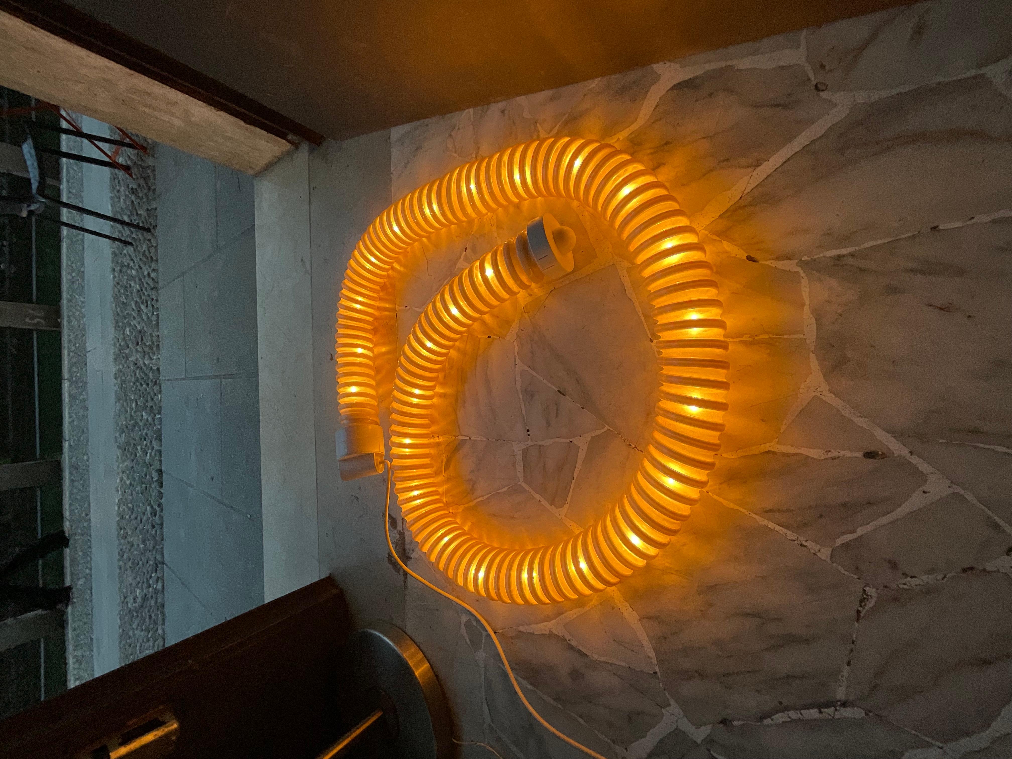 BOALUM SNAKE lamp - L. Castiglioni- G. Frattini - ARTEMIDE - ITALY 1970. For Sale 3