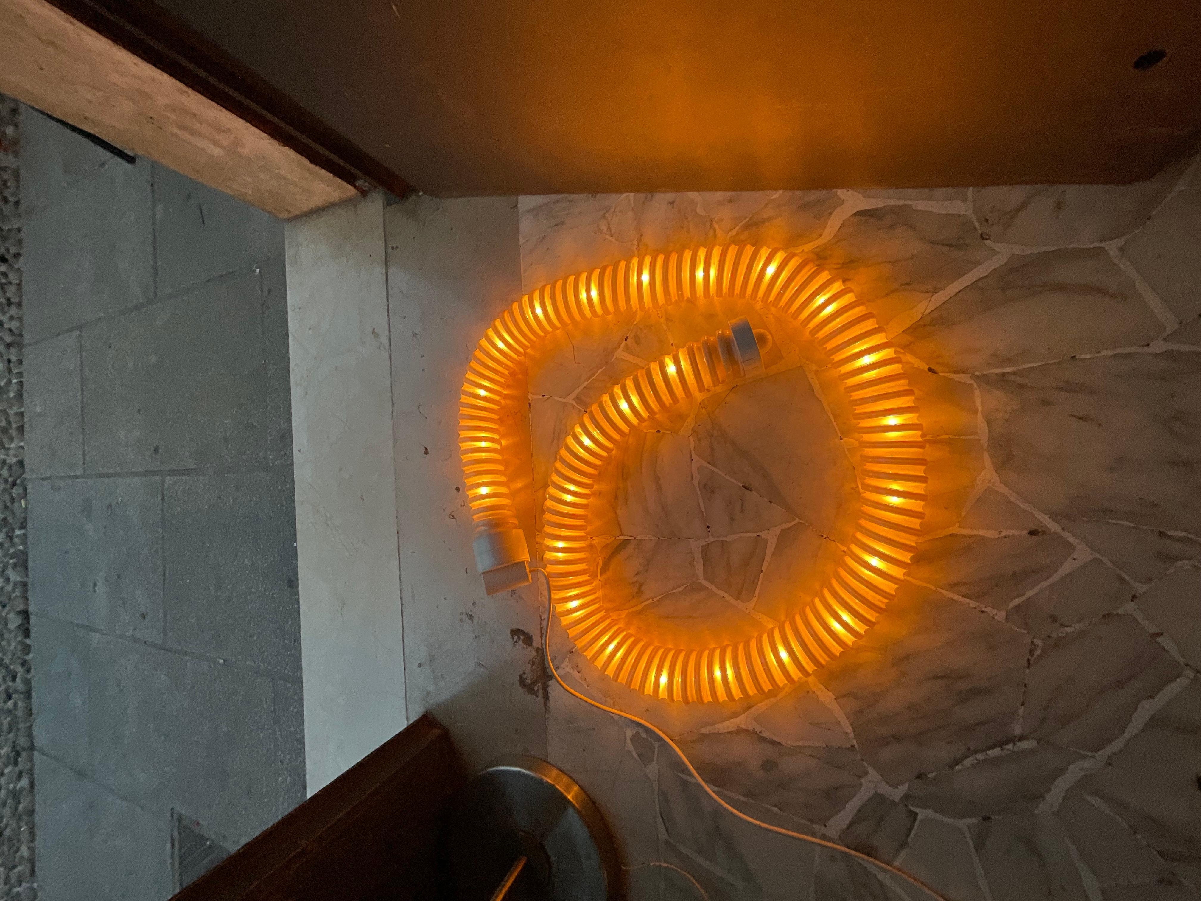 BOALUM SNAKE lamp - L. Castiglioni- G. Frattini - ARTEMIDE - ITALY 1970. For Sale 6