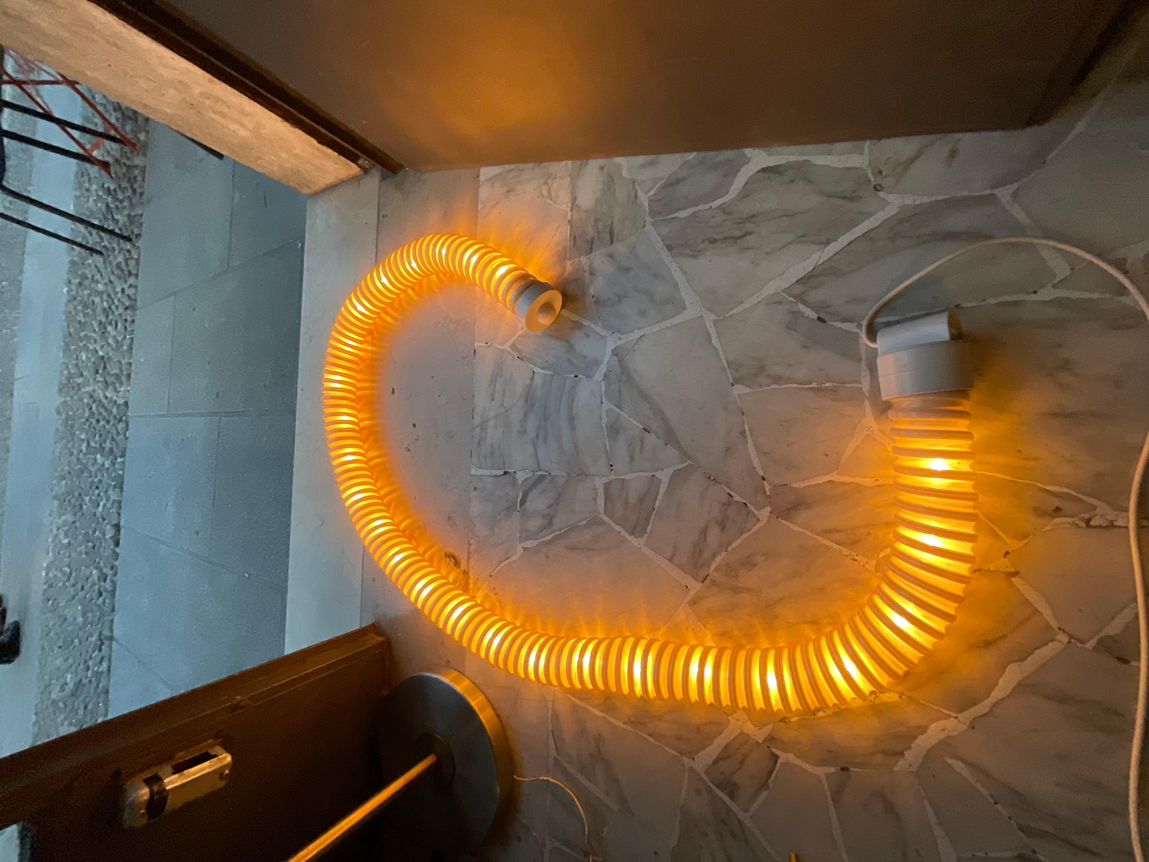 Modern BOALUM SNAKE lamp - L. Castiglioni- G. Frattini - ARTEMIDE - ITALY 1970. For Sale