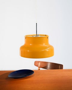 Yellow "Bumling" lamp by Anders Pehrson for Ateljé Lyktan, 1960s