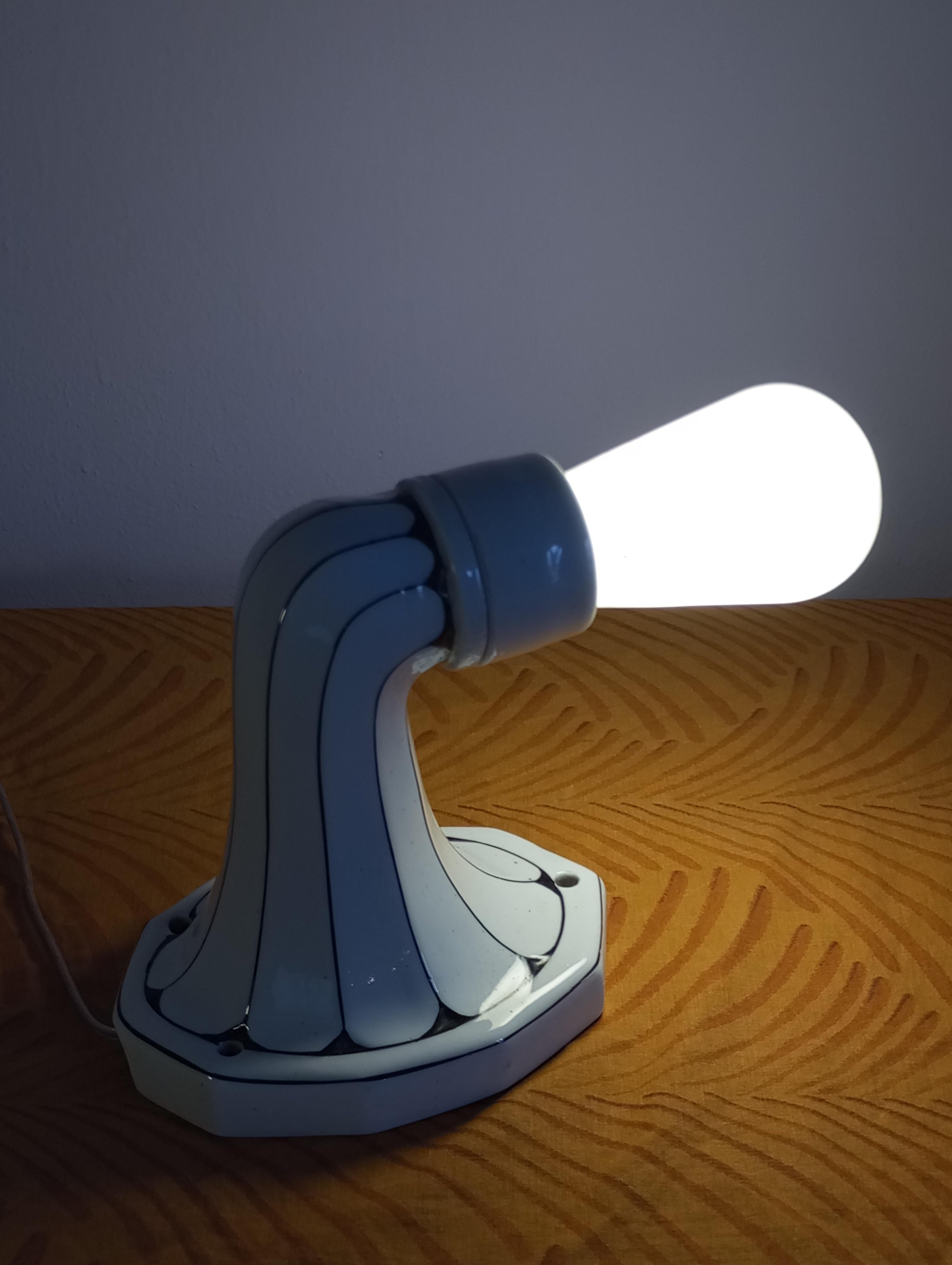 lampada da parete Art Noveau in pocellana   Brunquell Germania in vendita 7