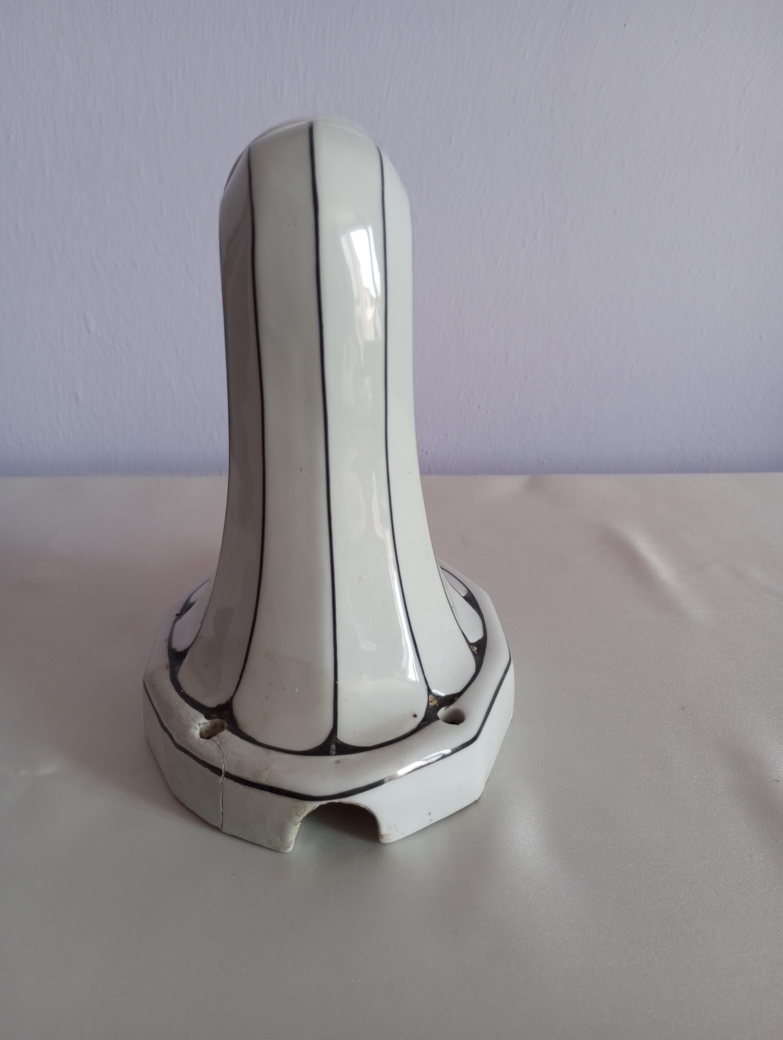 Mid-20th Century lampada da parete Art Noveau in pocellana   Brunquell Germania in vendita