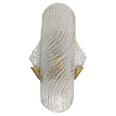 Barovier & Toso Italia 60s Mid-Century Modern Murano Glass Wall Lamp