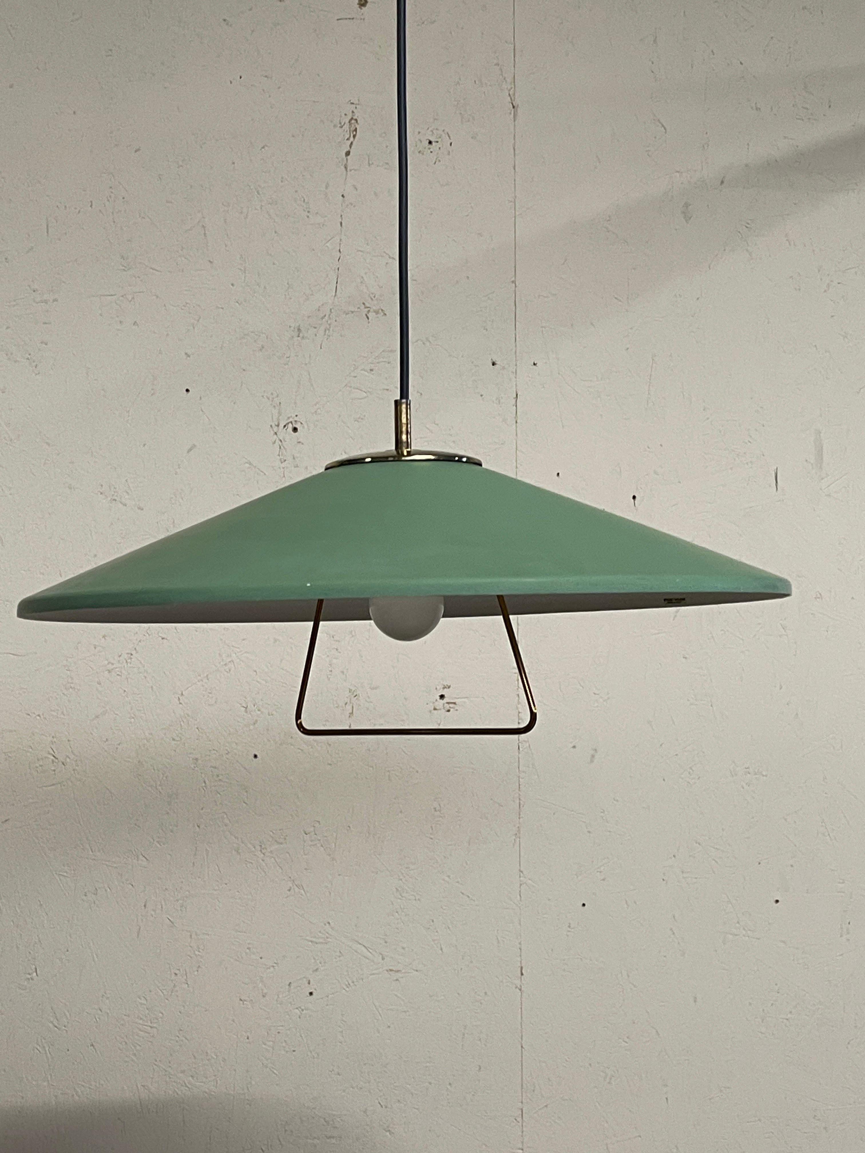 Mid-20th Century Wall lamp with extendable arm, in the Arredoluce style, 1940s-50s For Sale