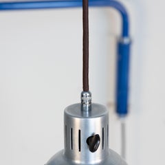 Extendable wall lamp Heinrich-Siegfried Bormann, 1970, blue version