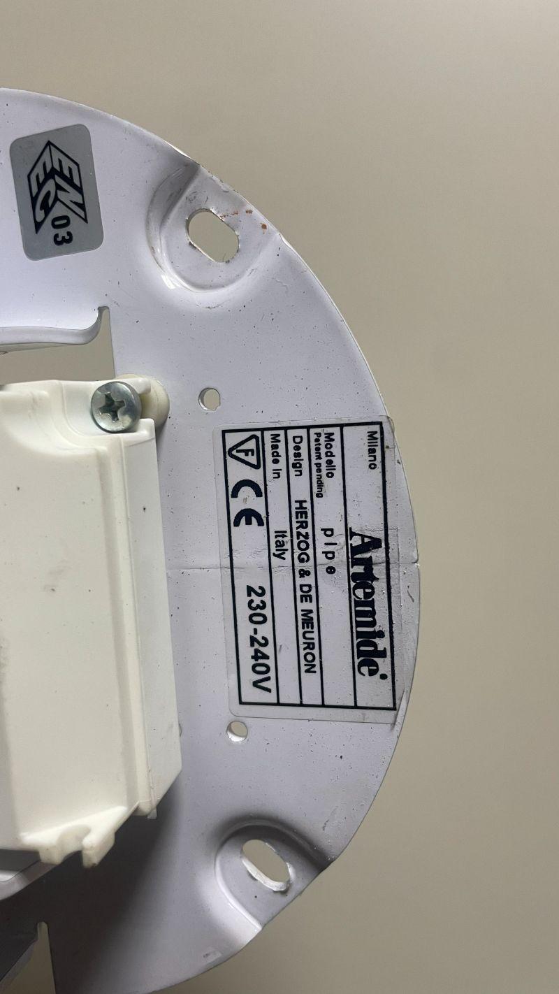 Lámpara de pie fluorescente regulable de Herzog & de Meuron para Artemide en Excelente estado para la venta en modena, Emilia-Romagna