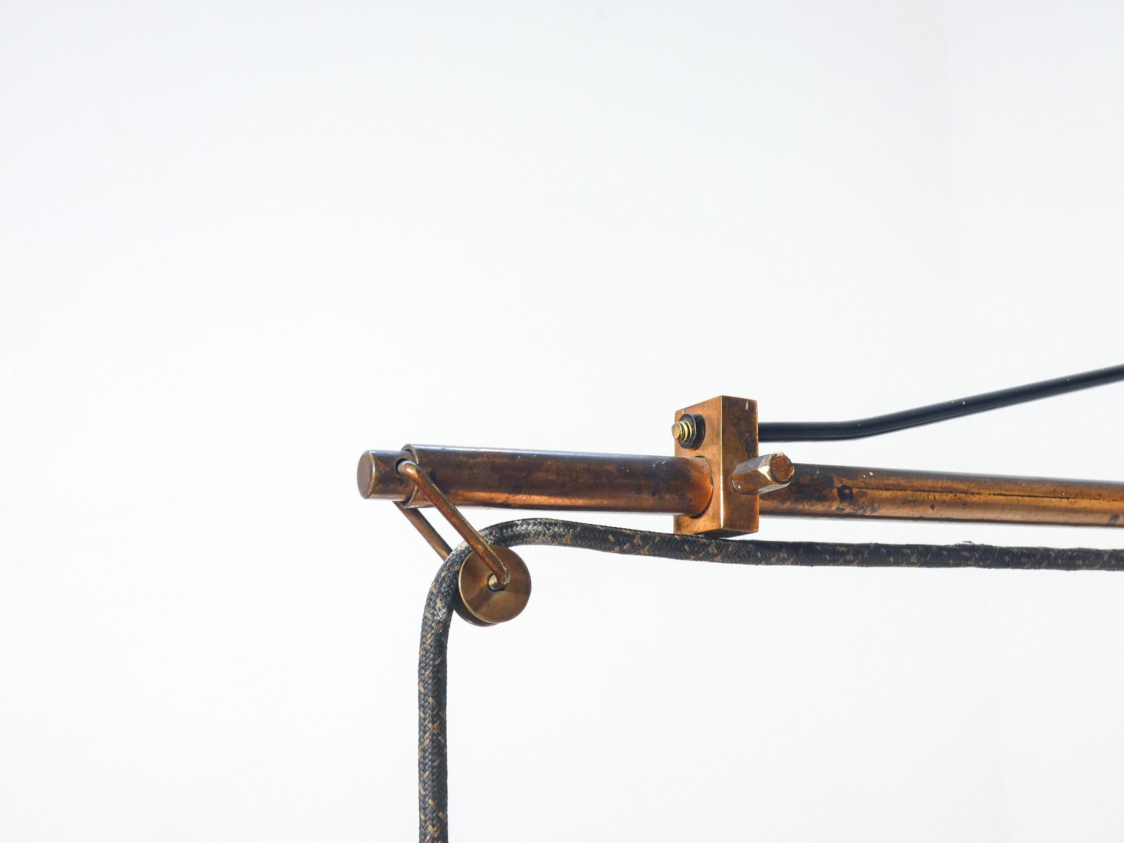 Wall lamp mod. 2061, design Gaetano SCIOLARI for STILNOVO. 1950s For Sale 4