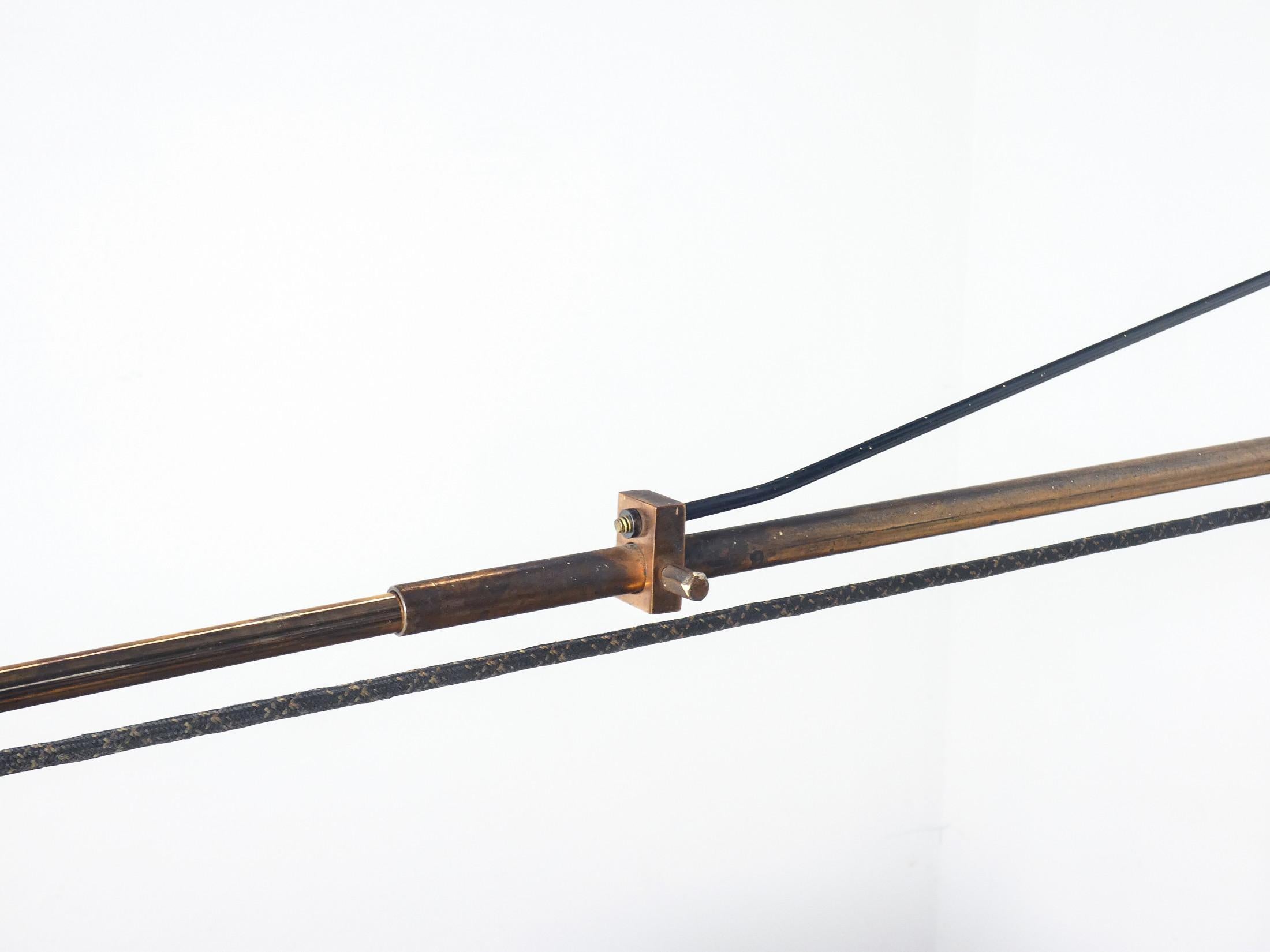 Wall lamp mod. 2061, design Gaetano SCIOLARI for STILNOVO. 1950s For Sale 5