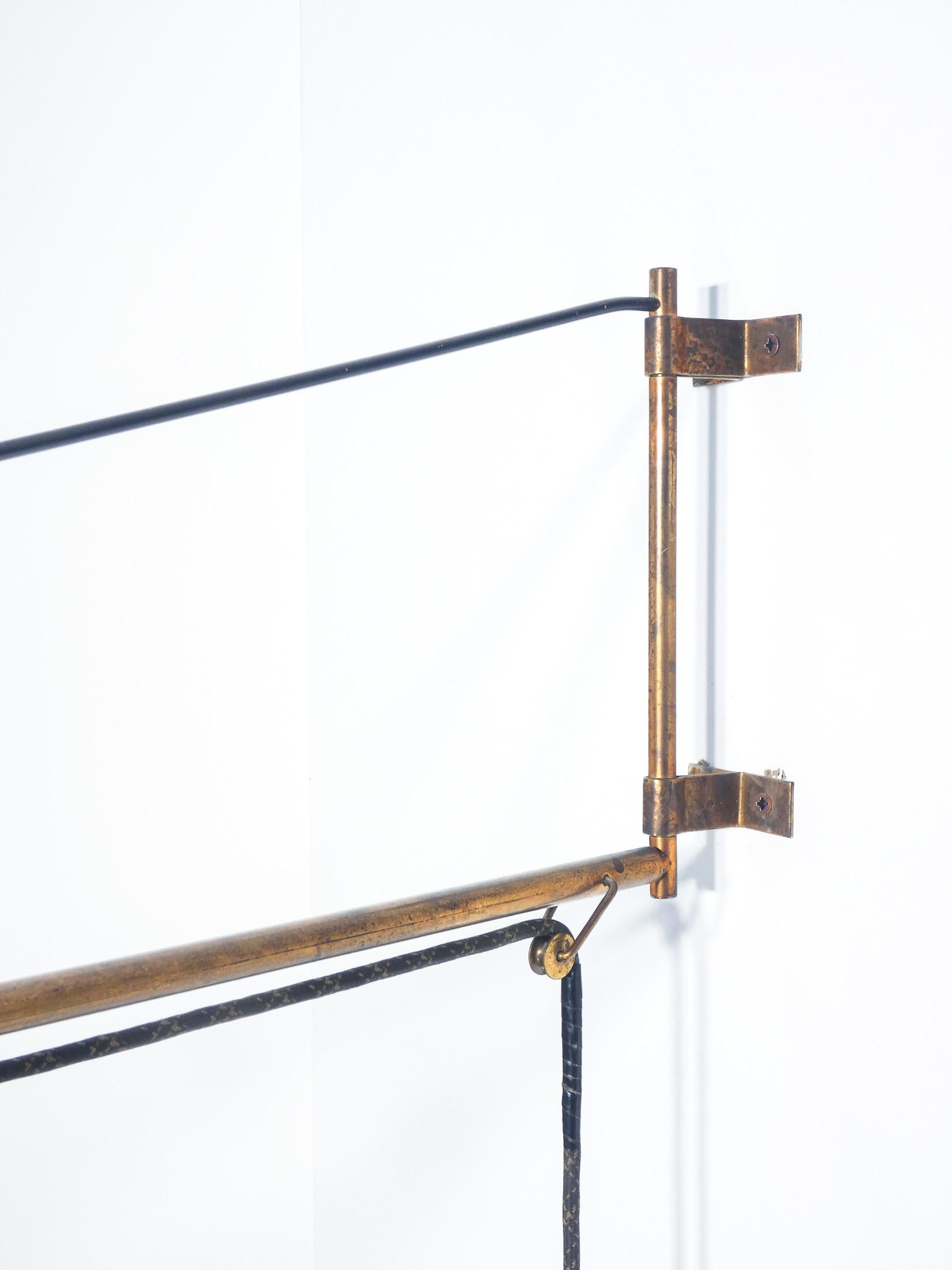 Wall lamp mod. 2061, design Gaetano SCIOLARI for STILNOVO. 1950s For Sale 6
