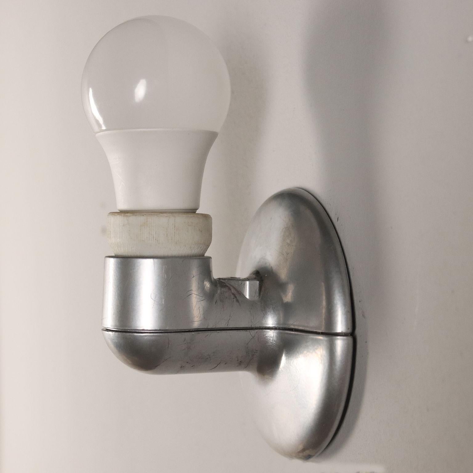 Aluminum Lampada da parete Piperita Arteluce Anni 80
