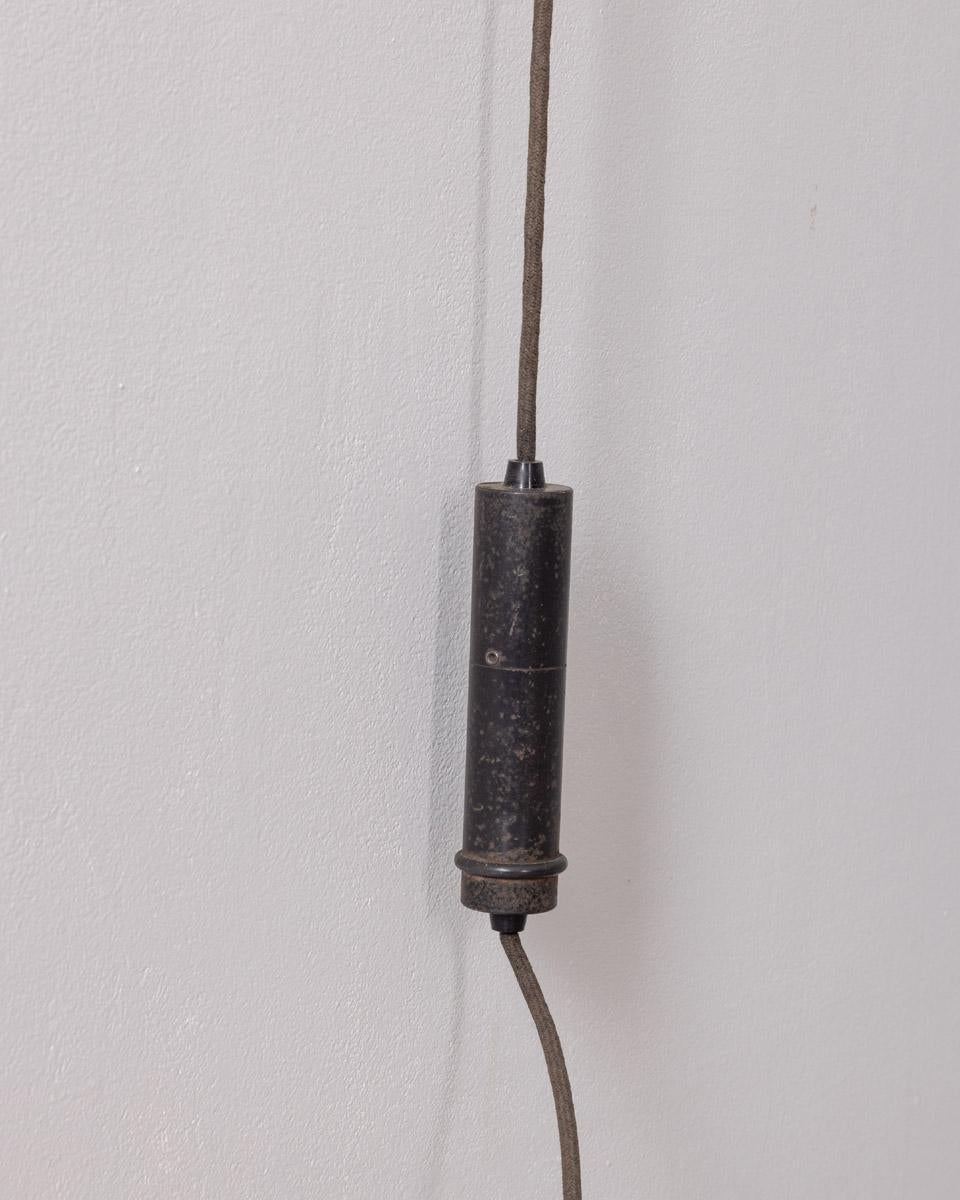 Late 20th Century Lampada da parete regolabile vintage anni 70 metallo cromato design Italiano in vendita