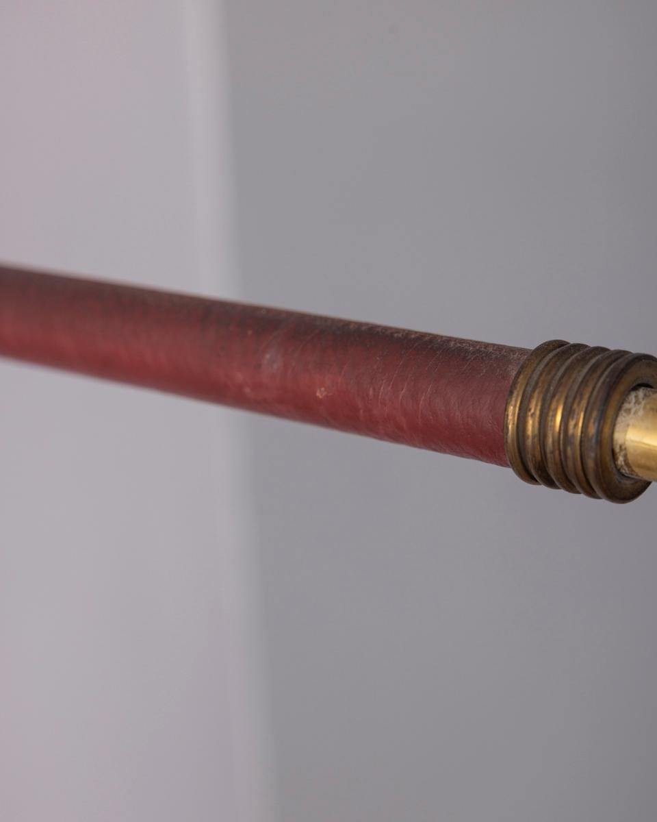 Lampada da parete vintage regolabile in ottone anni '50 design Italiano en vente 5