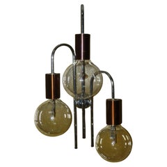 Waterfall wall lamp attributed to Robert Sonnemann, USA, 1970s