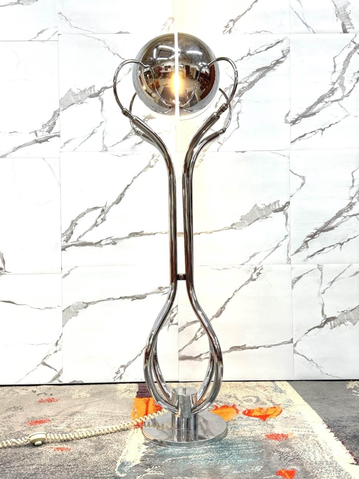 Lampada Da Pavimento Adalberto Dal Lago Anni ‘70 Modernariato Design im Angebot 3