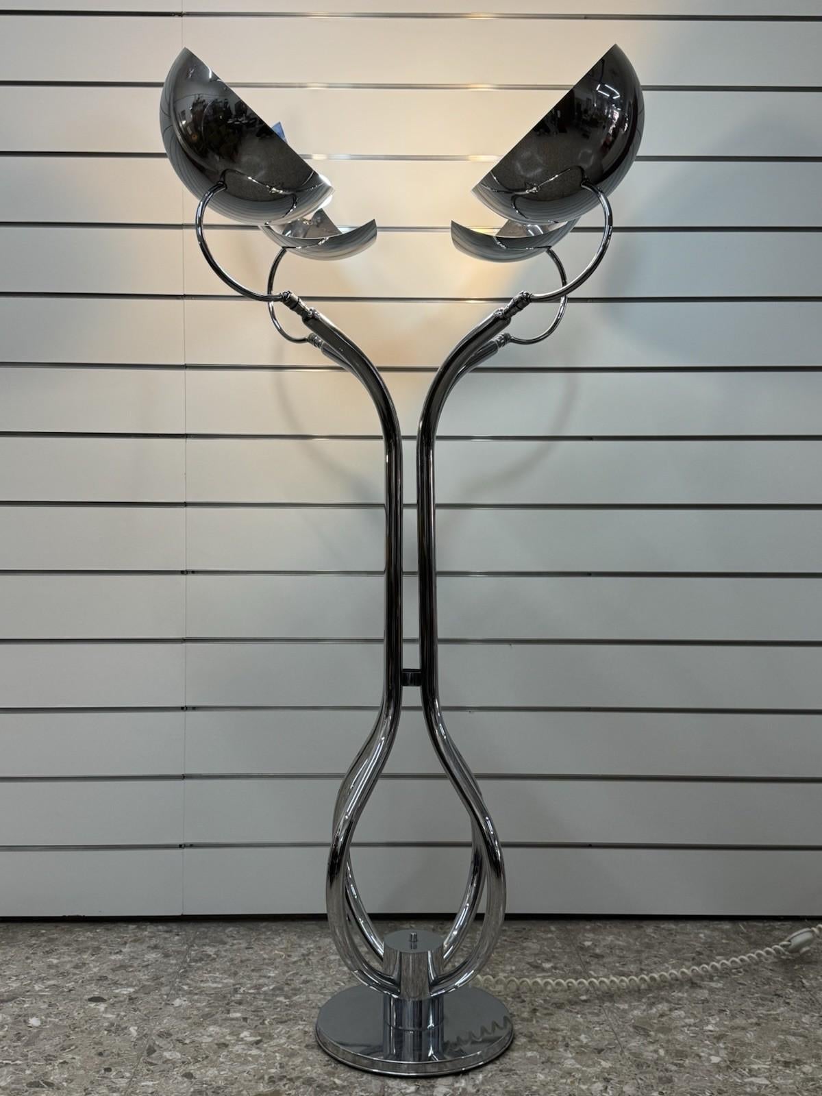 Lampada Da Pavimento Adalberto Dal Lago Anni ‘70 Modernariato Design en venta 8