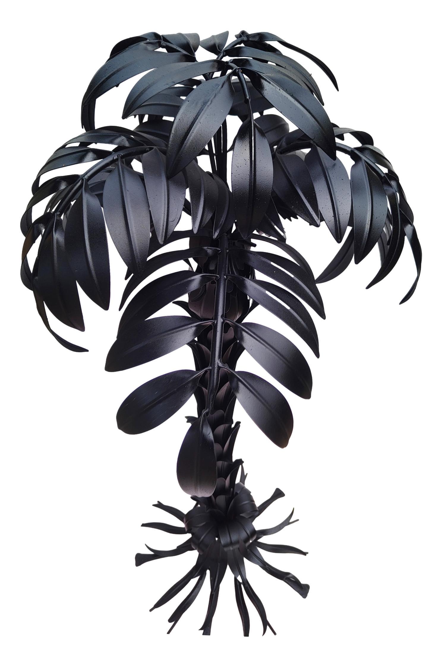 German lampadaire hollywood regency en forme de palmier design hans Kogl 1970 en vente