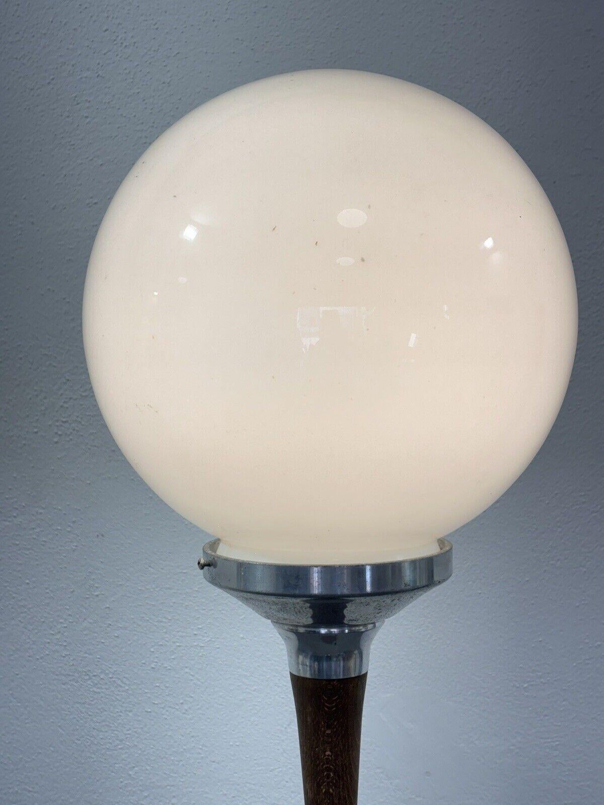 Teak Floor Lamp Globe Modern Design 1969's For Sale 1