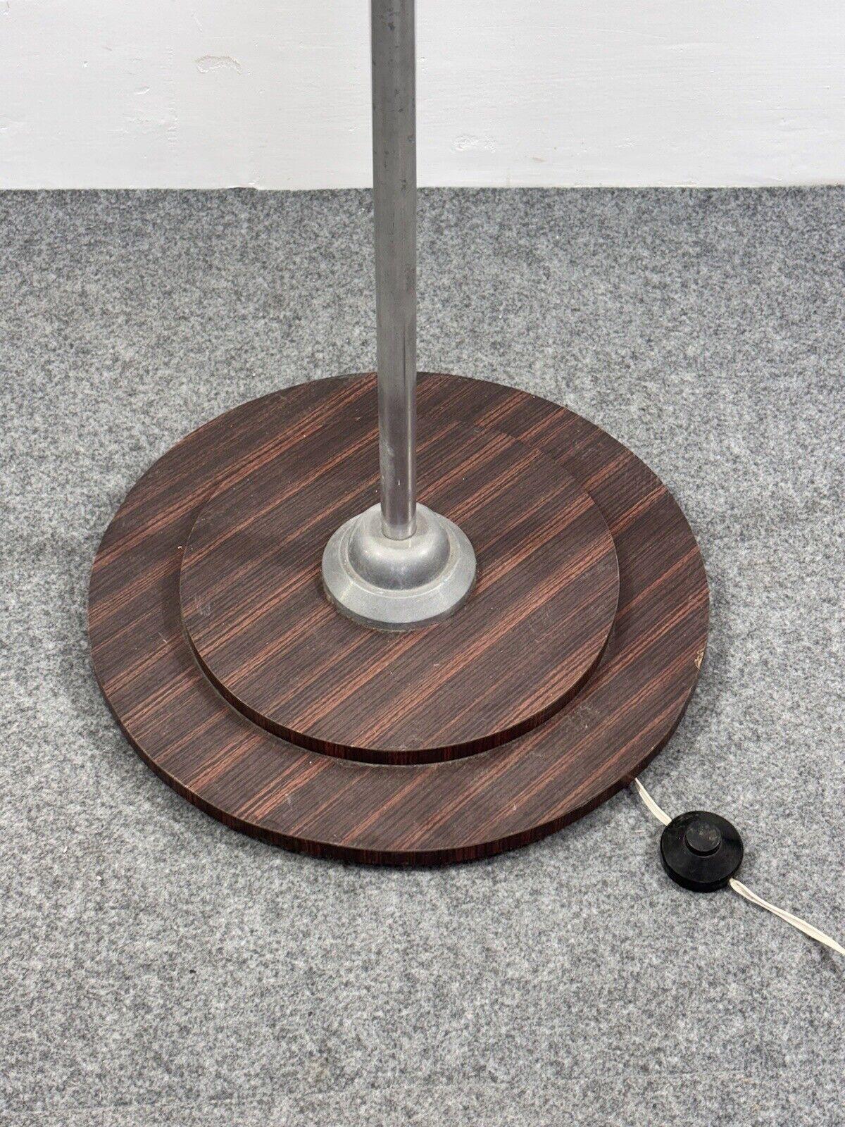 Teak Floor Lamp Globe Modern Design 1969's For Sale 2